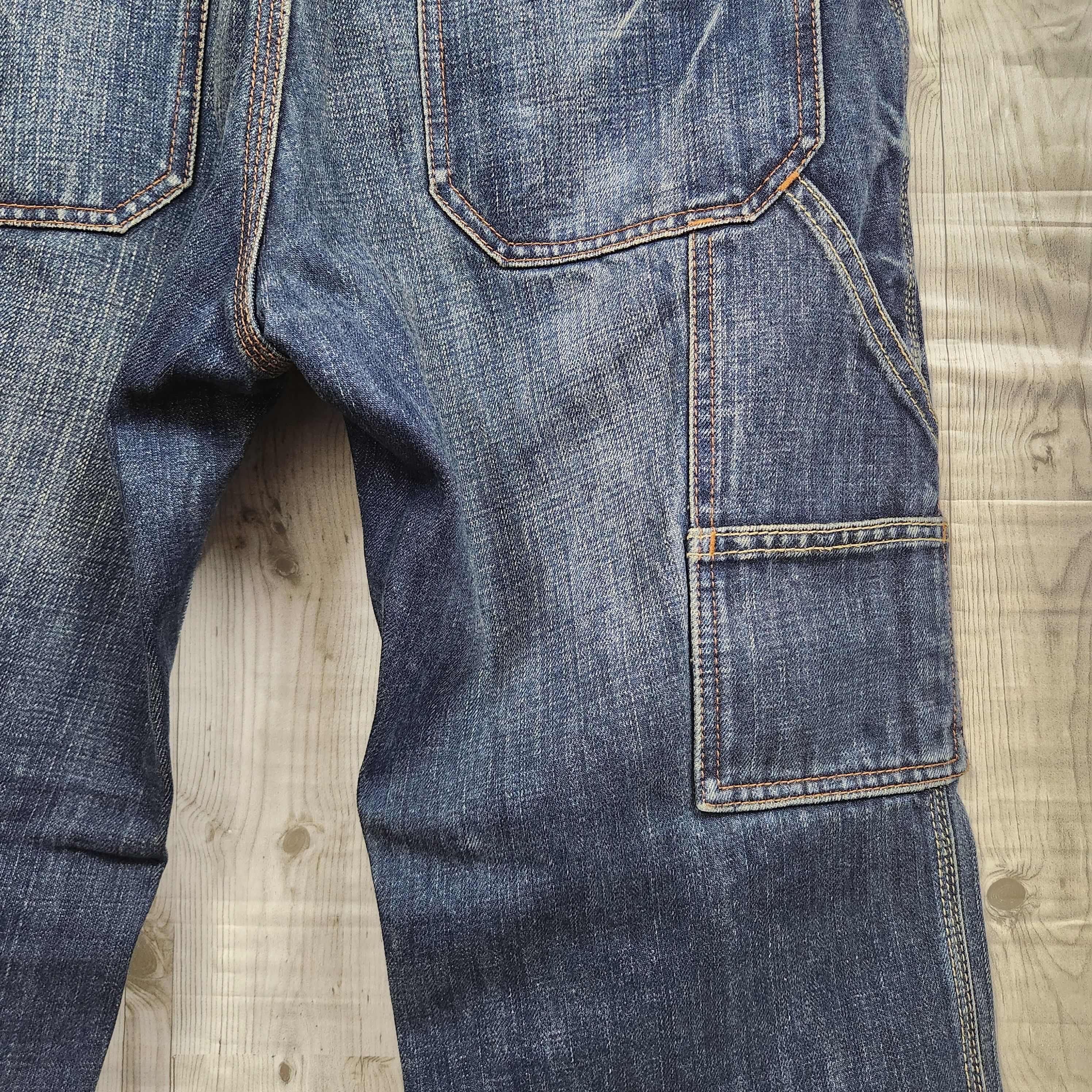 Global Work Denim Four Front Pockets Japanese Indigo Jeans - 12