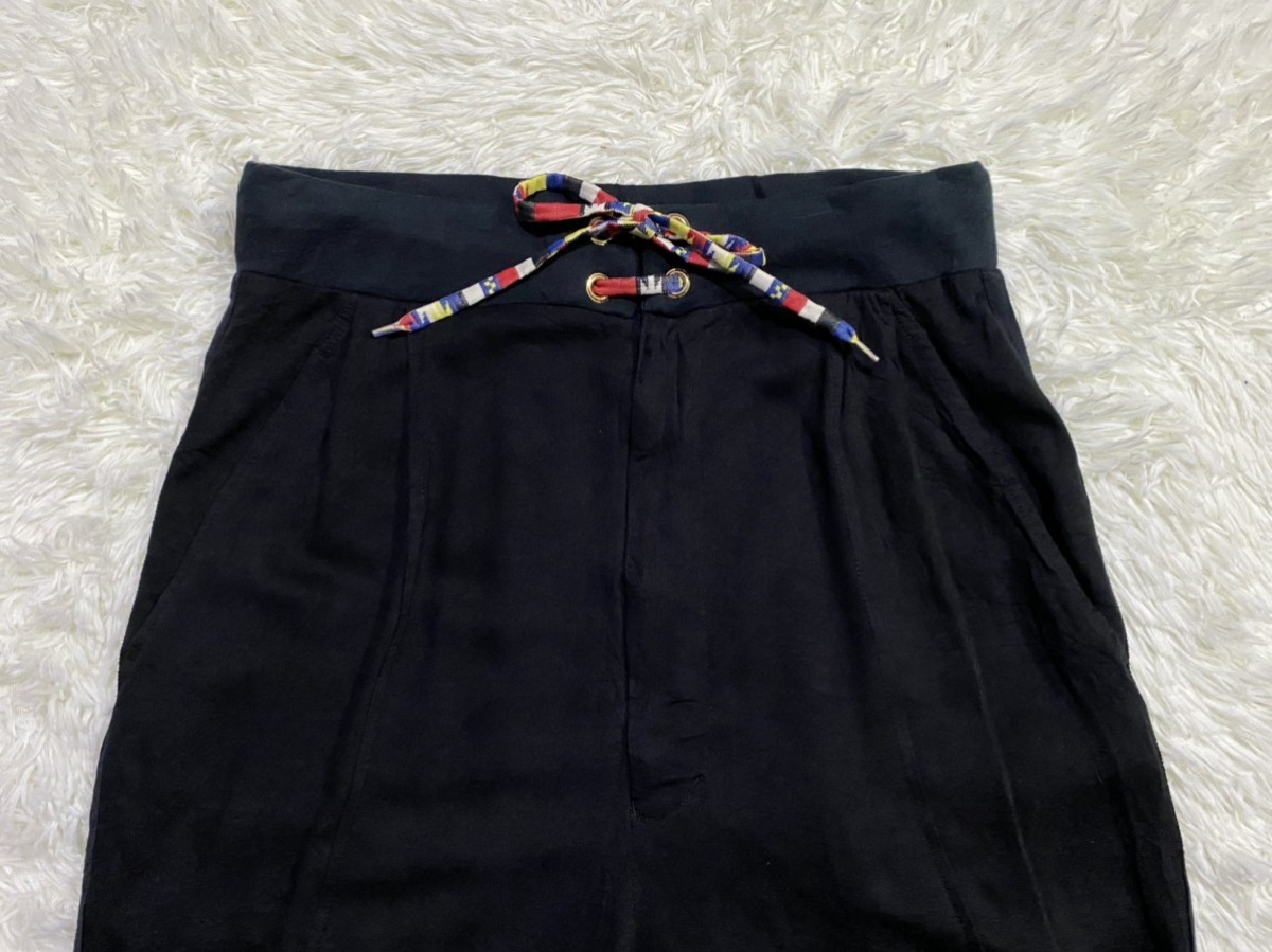 Issey Miyake - Rayon Drop Crotch Pants - 8