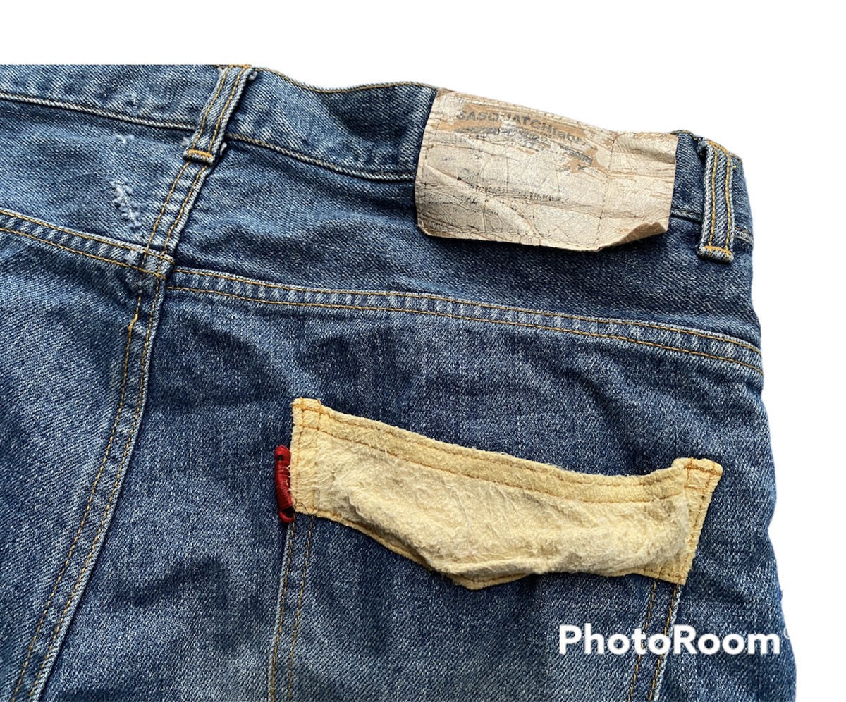 sasquatchfabrix jeans denim old cotton pants - 10