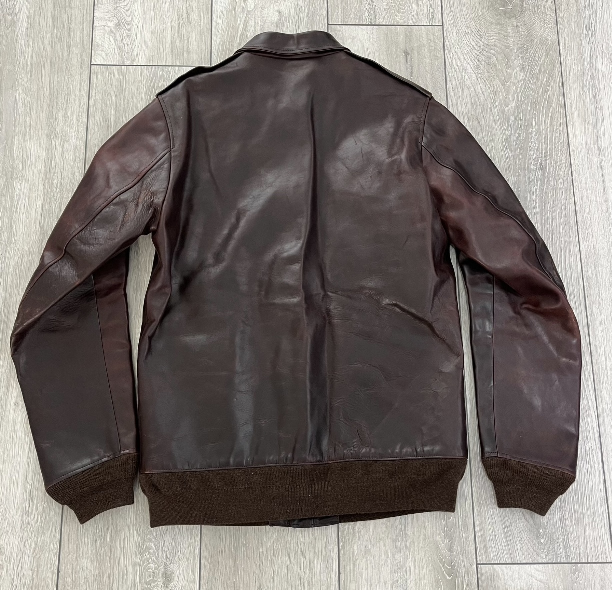 Visvim 11aw elmendorf jacket horse leather jacket - 2