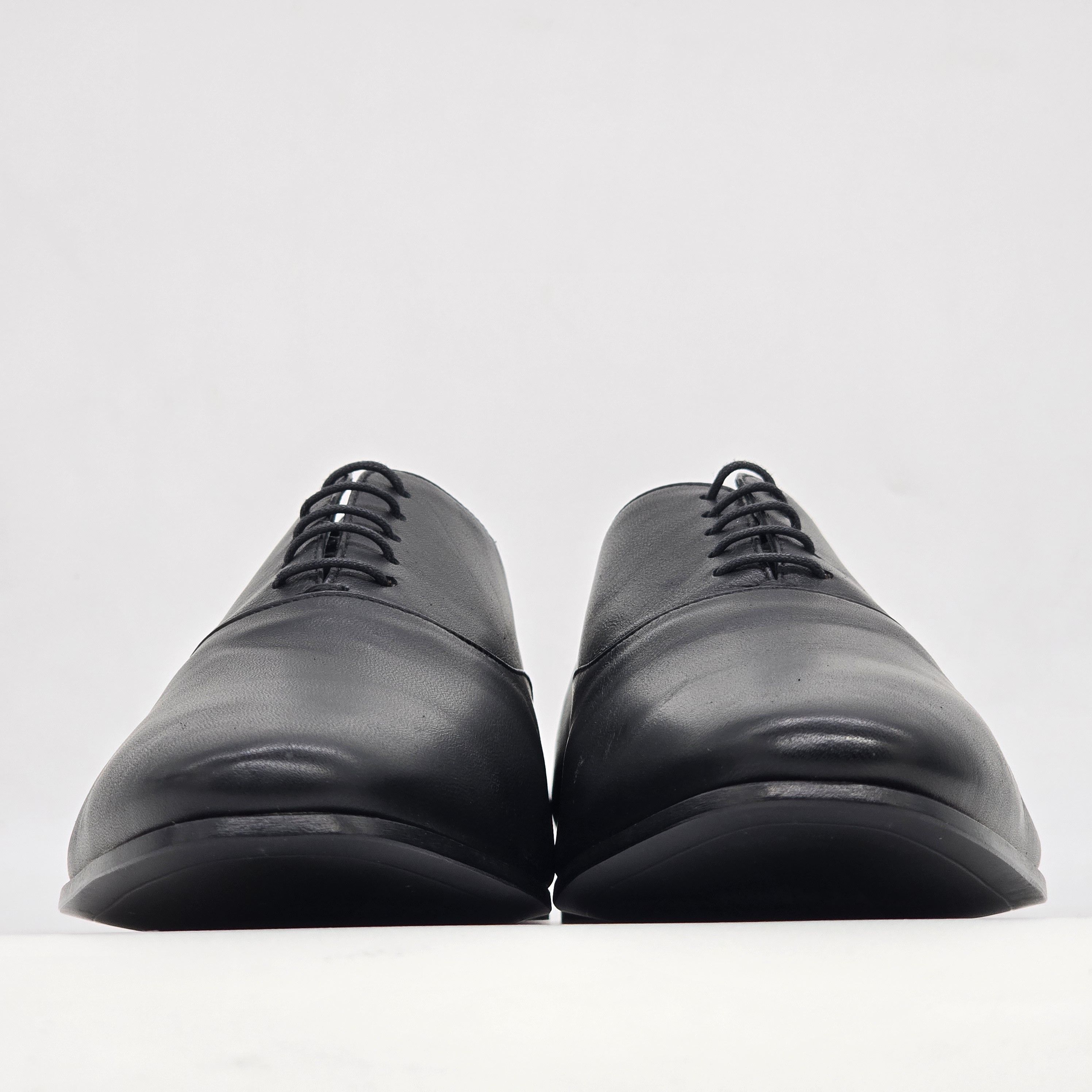 Saint Laurent Paris - Leather Plain Toe Oxford Shoes - 2