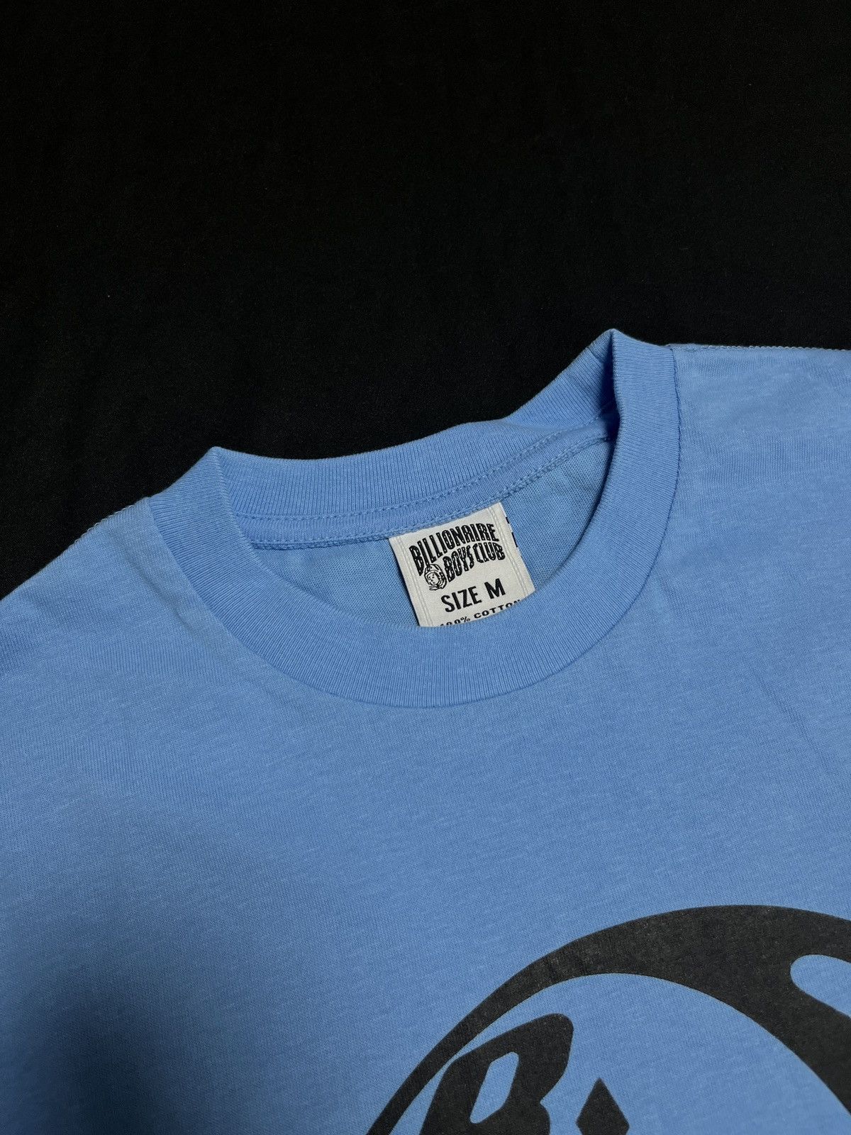 Rare Billionaire Boys Club BBC Helmet Print T-Shirt Blue Medium - 2