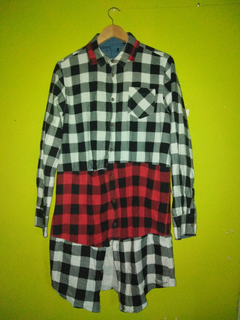 Custom Piece - Cut and sew plade shirt - 1