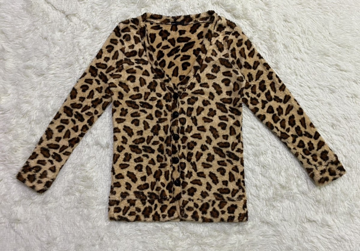 Cardigan - Vence Fleece Leopard Cardigan - 2