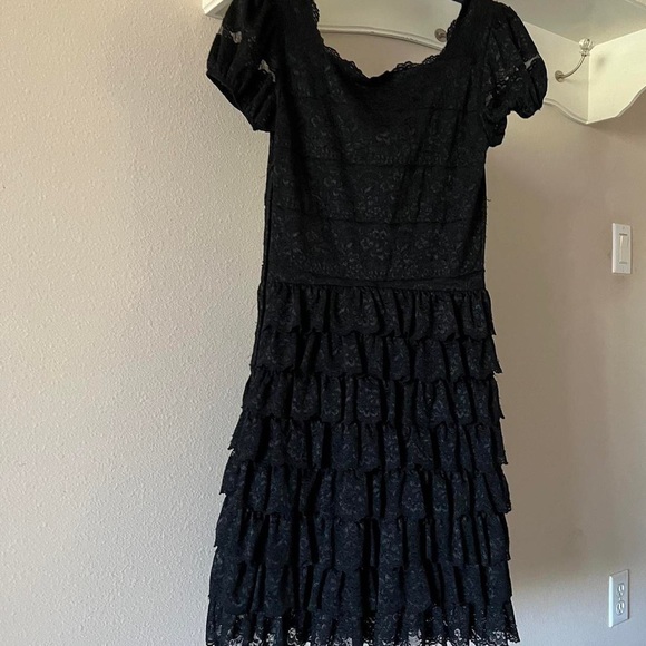 Betsey Johnson Y2K VTG Babydoll Lace Dress - 4