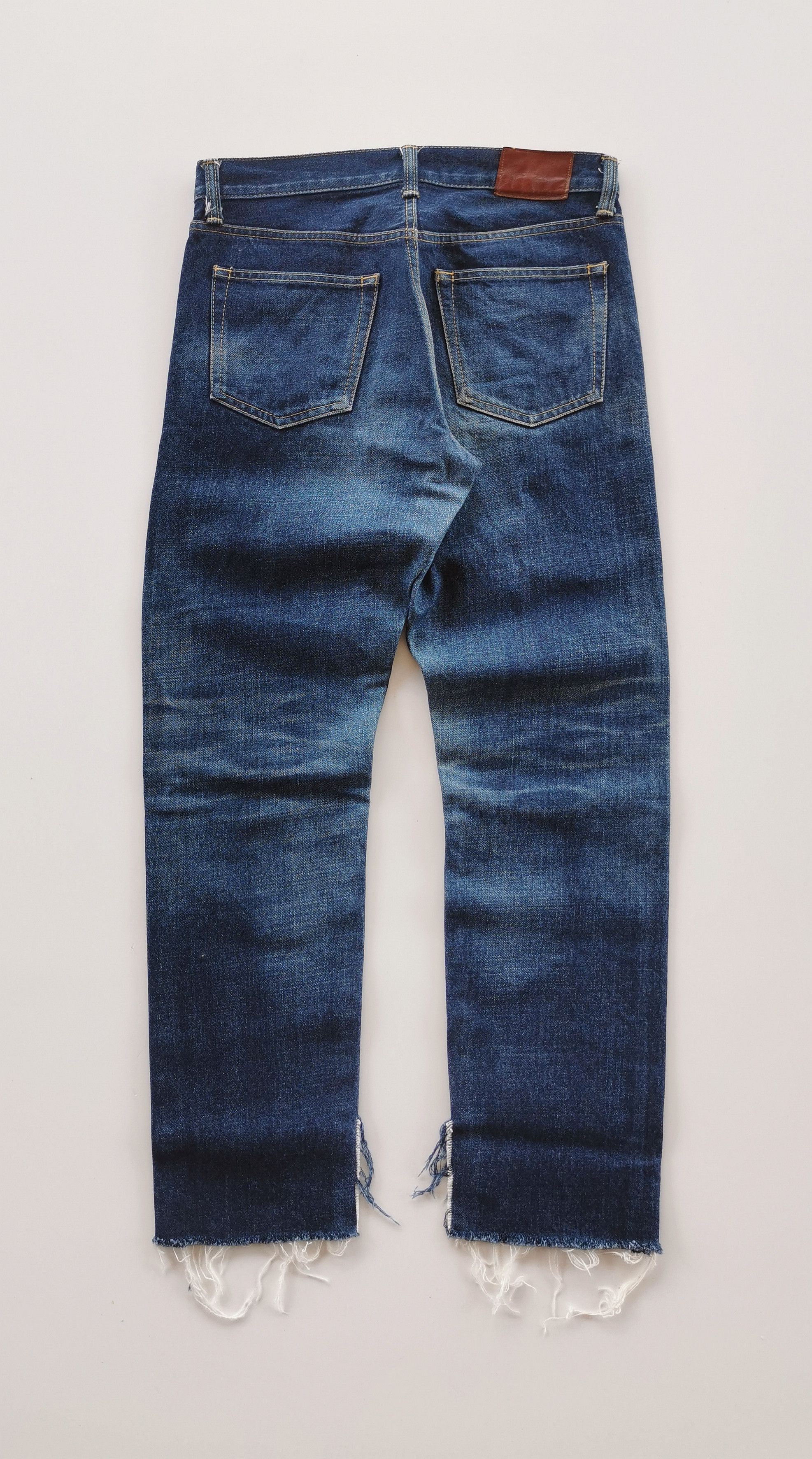 Vintage - Deep Blue Japan Cropped Jeans - 5