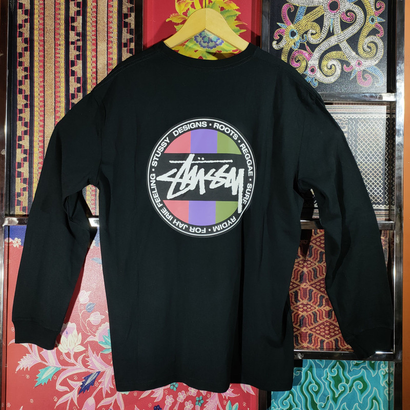 Vintage - Stussy pocketed long sleeves TEE - 1