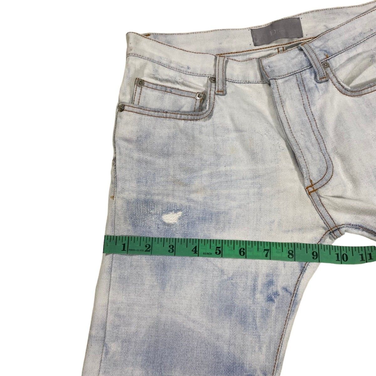 Dior Homme SS06 Dirty Snow Denim Jeans - 21