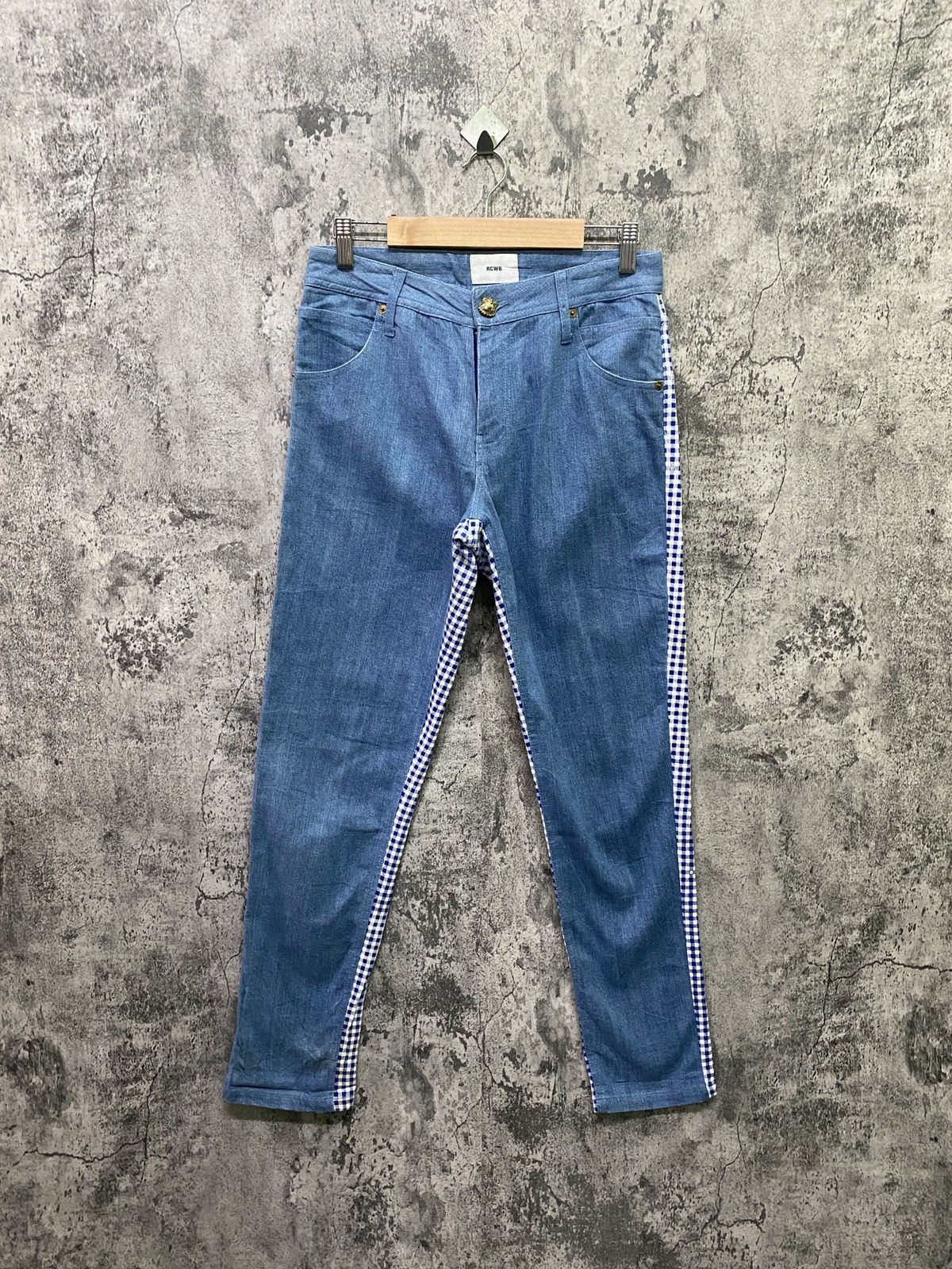 Designer - Japanese Brand RCWB Hybrid Checked Design Pants - 2