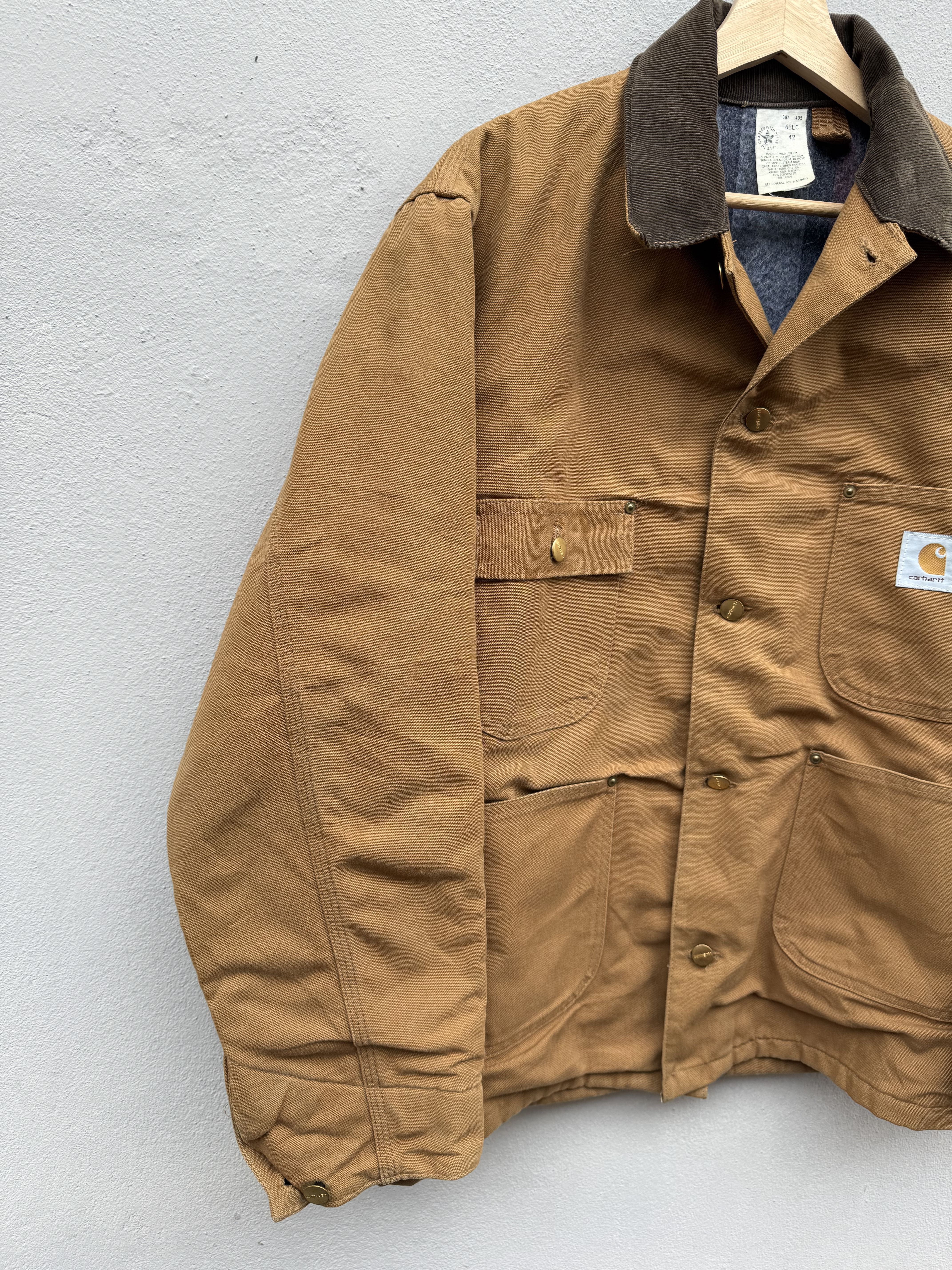 ジャケット・アウター '89 Carhartt 100th anniversary chorecoat 1989 100 Year Anniversary Chore Coat, J140 Blaze : r/Carhartt