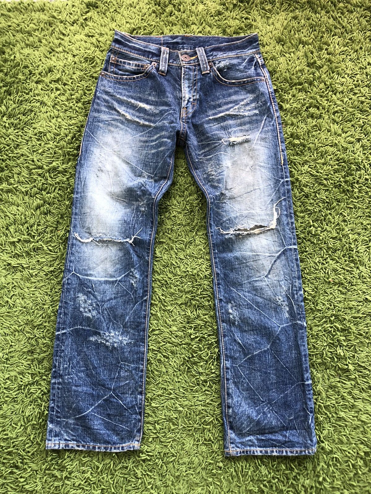 Co & Lu Distressed Denim - 1