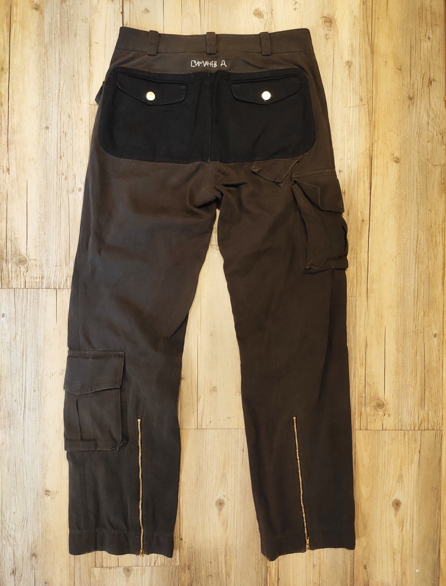 Denis Simachev - GRAIL! backzipped cargos.Like Undercover or Visvim - 1