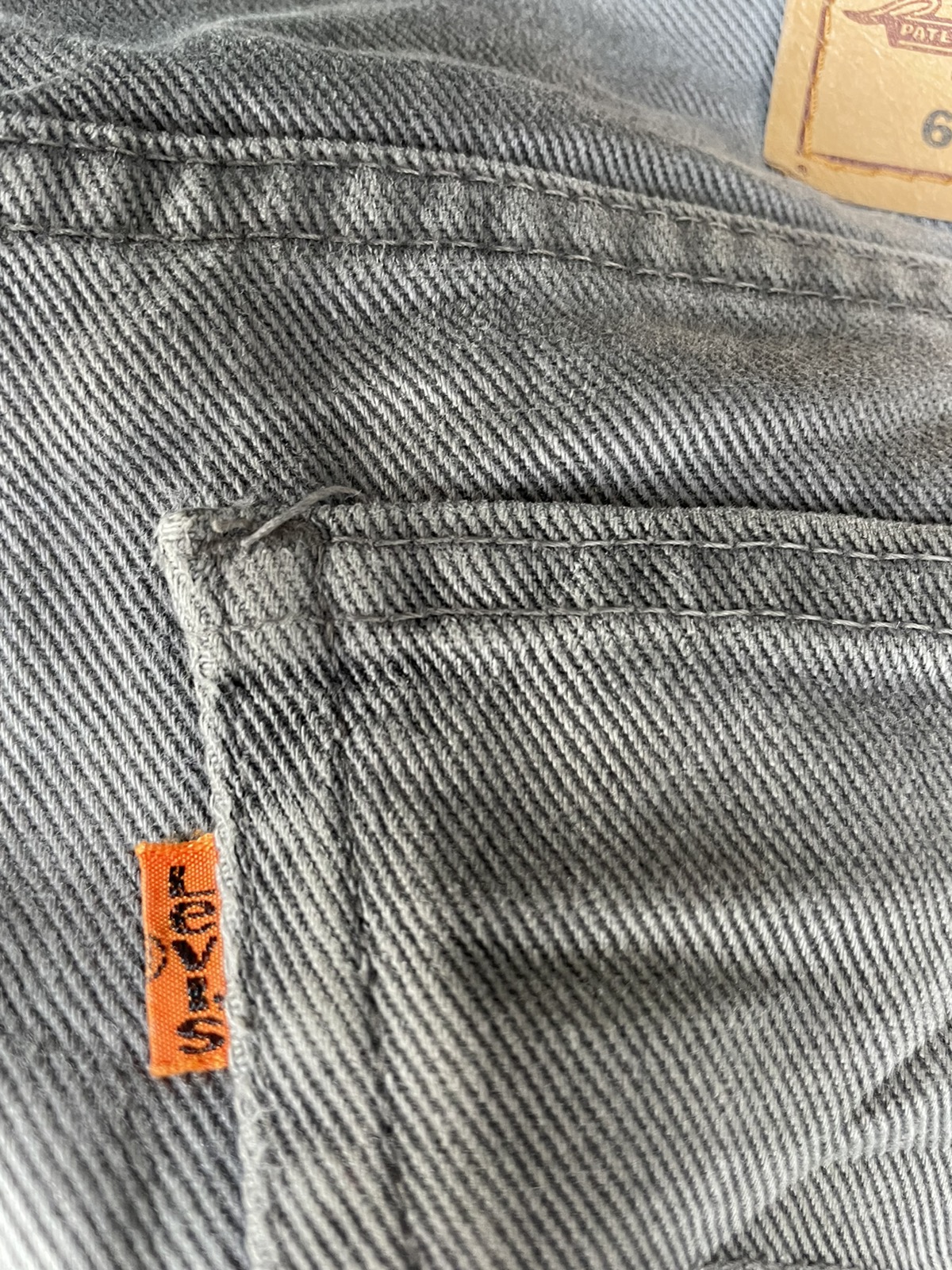 Vintage - Levis 607 Made In Japan Orange Tab Jeans - 12