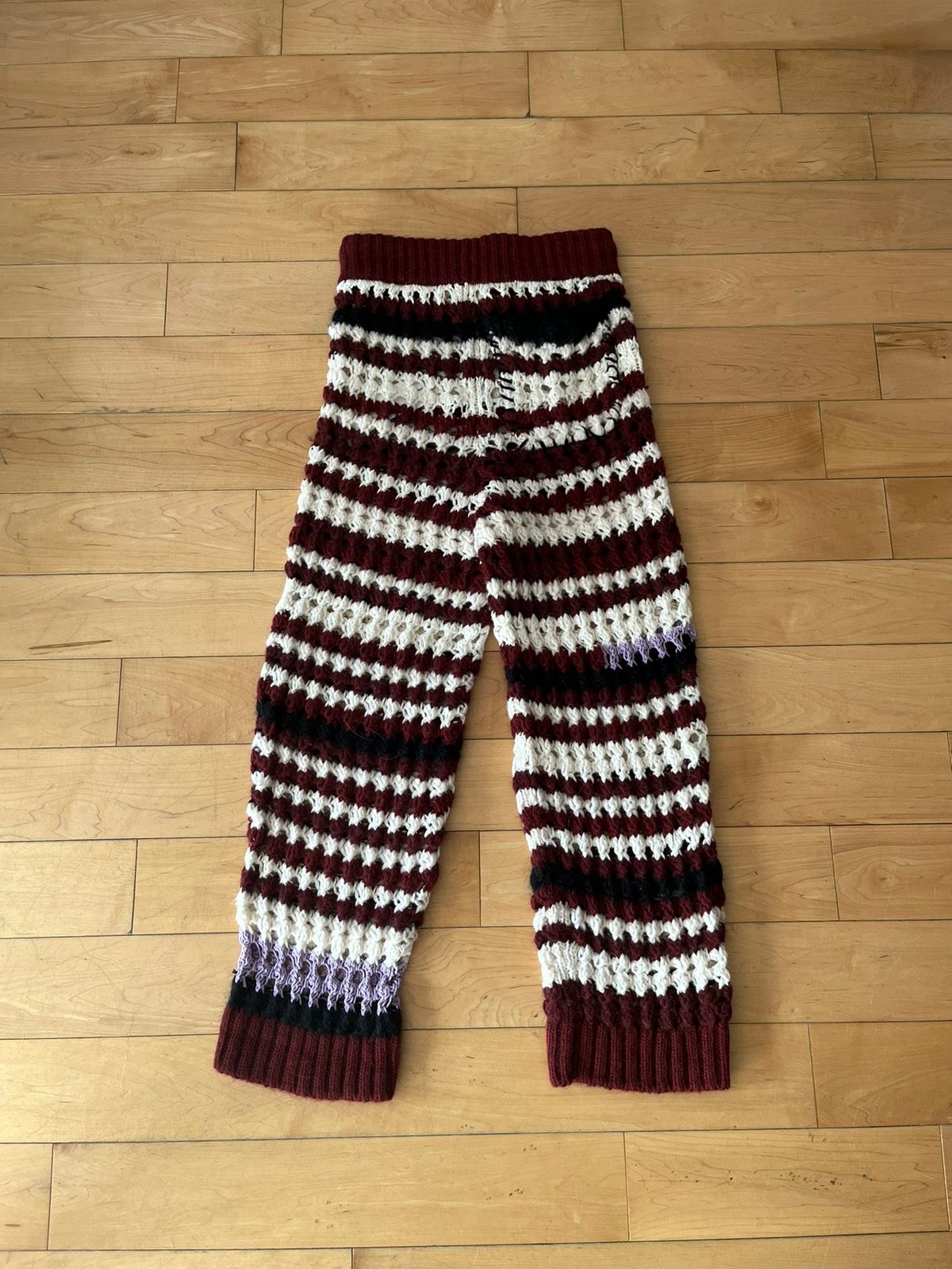 NWT - Marni Wool & Alpaca Crochet Sweatpants - 2