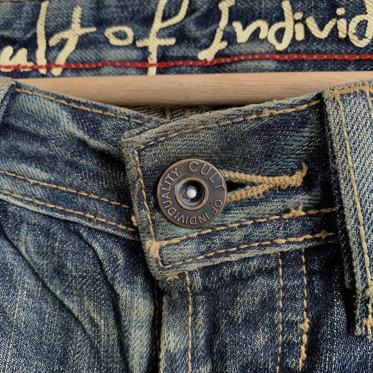 Cult Of Individuality Selvedge Distressed Denim Jeans - 7