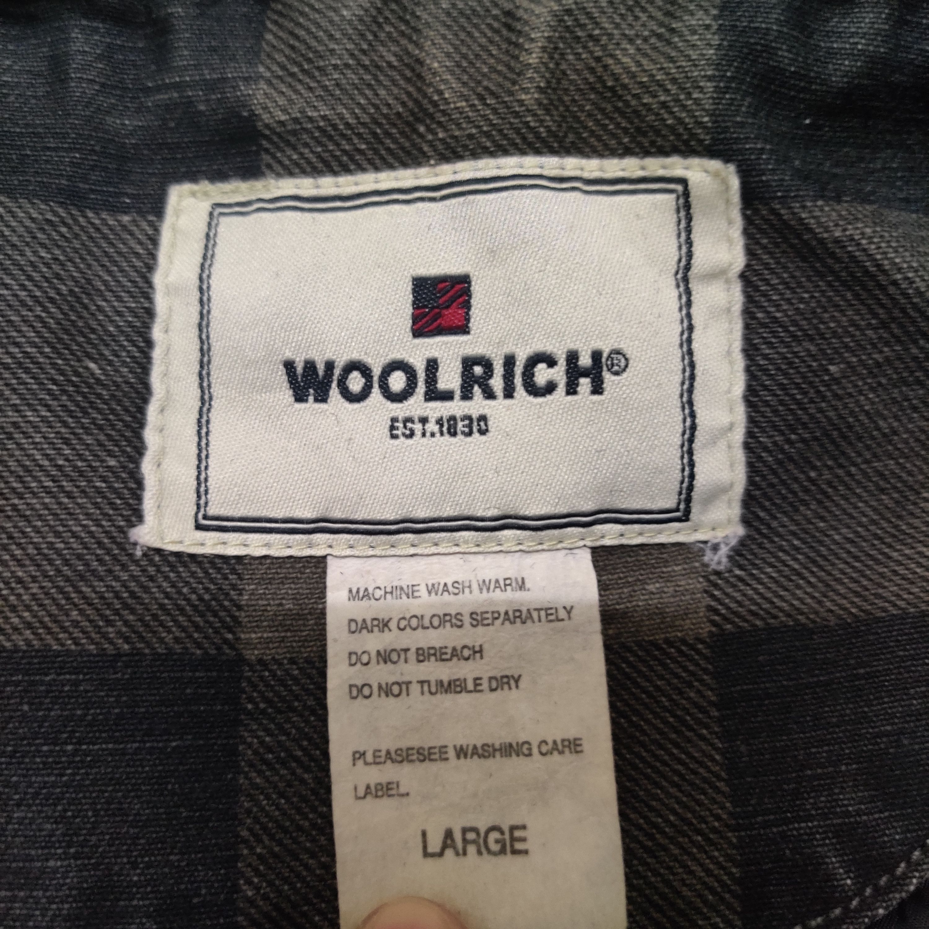 Vintage Woolrich Tartan Plaid Fur Jacket - 7