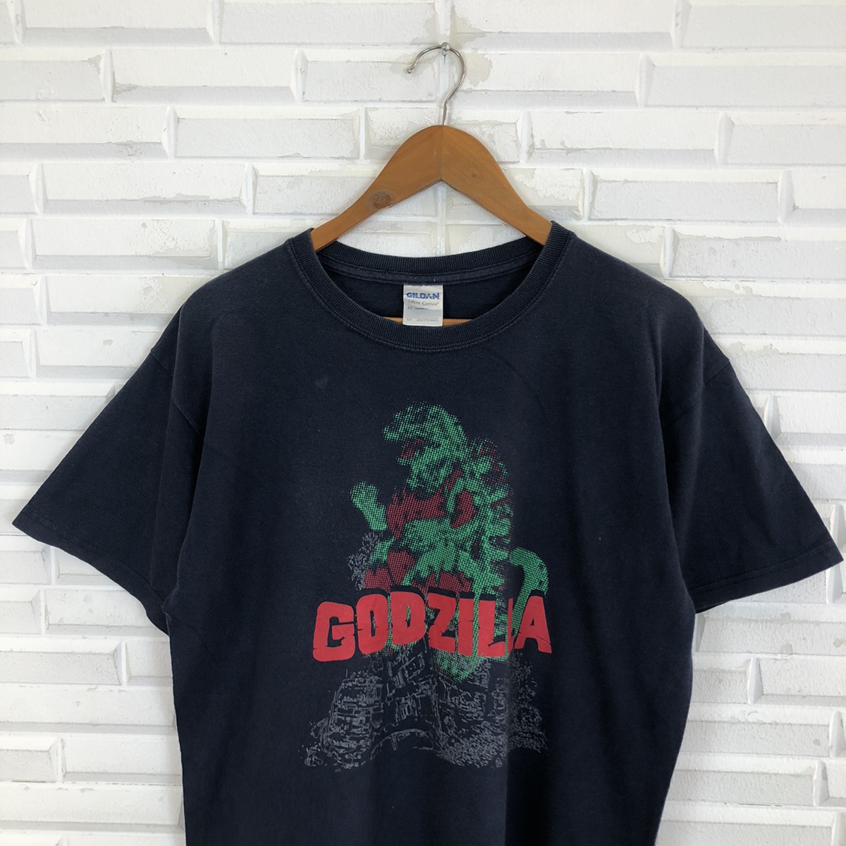 Vintage - VINTAGE GODZILLA MOVIE BIG LOGO T-SHIRT - 3