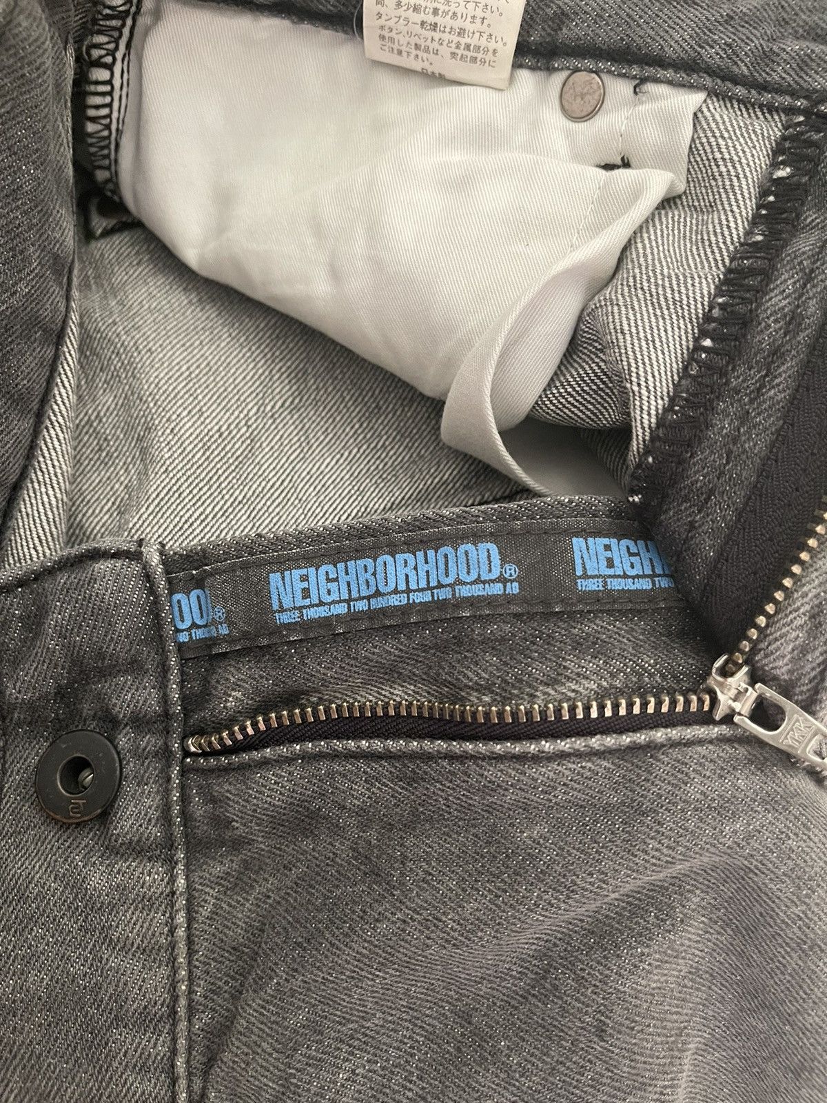 Vintage - Neighborhood NBHD ‘02’ Selvedge Print Denim Jeans - 17