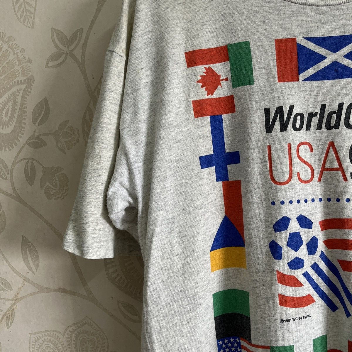 Vintage World Cup USA 94 TShirt Single Stitch - 7