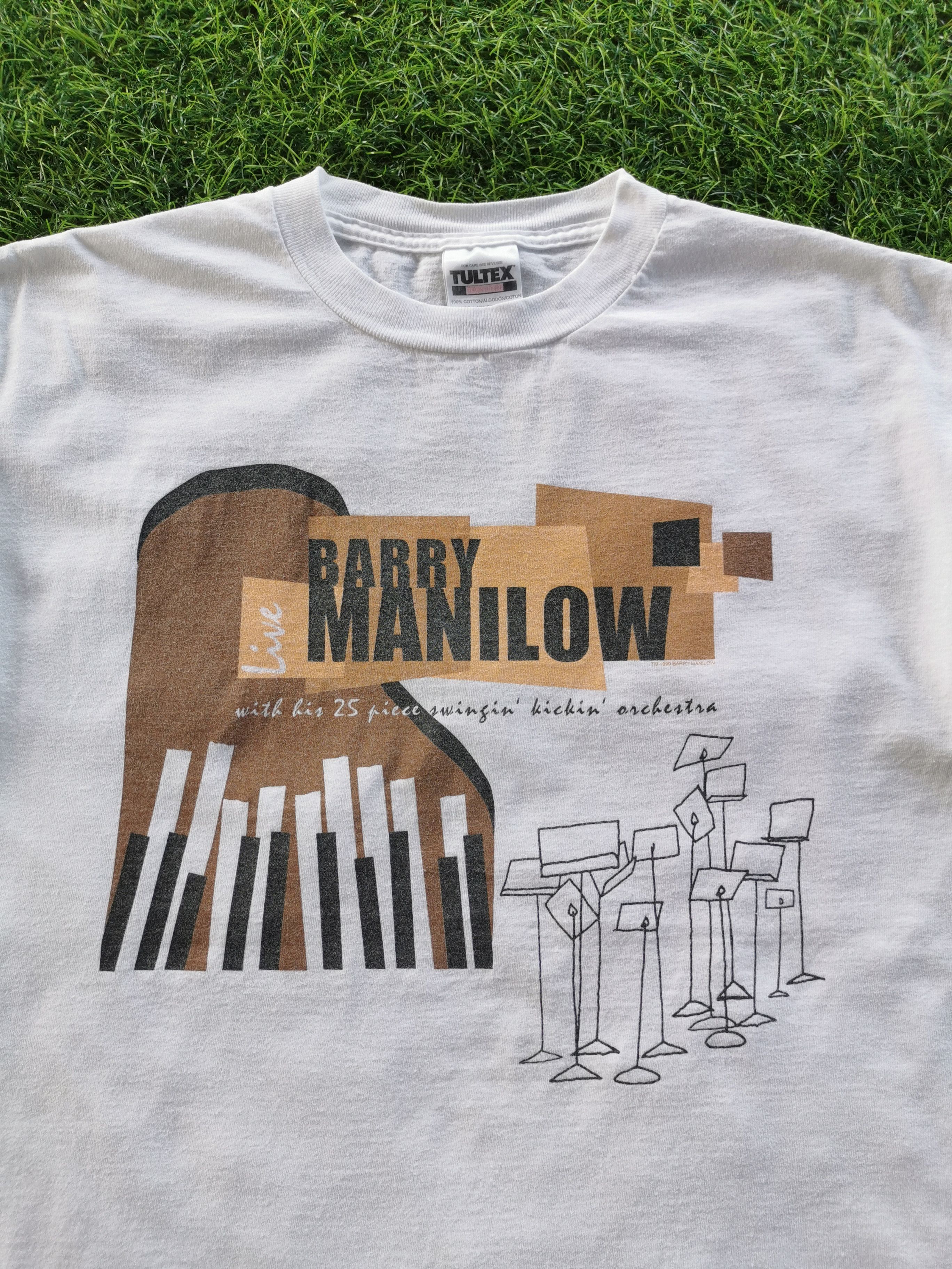 1999 Barry Manilow American Singer Artist Vintage Tshirt - 2