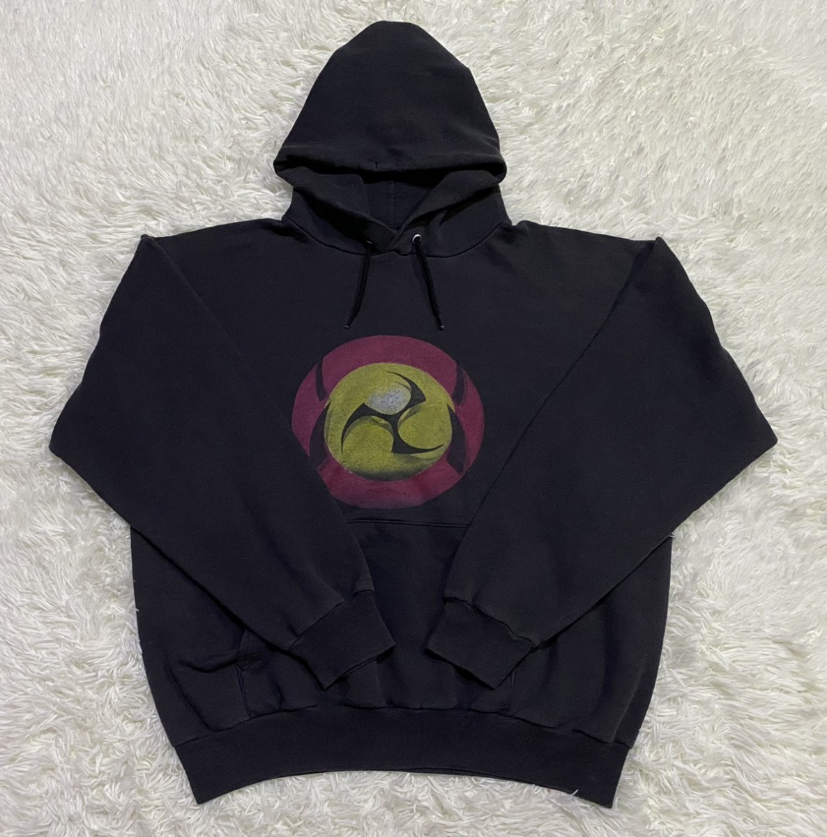 Hanes - Vintage 90's Iron On Screen Sweatshirt Hoodie - 3