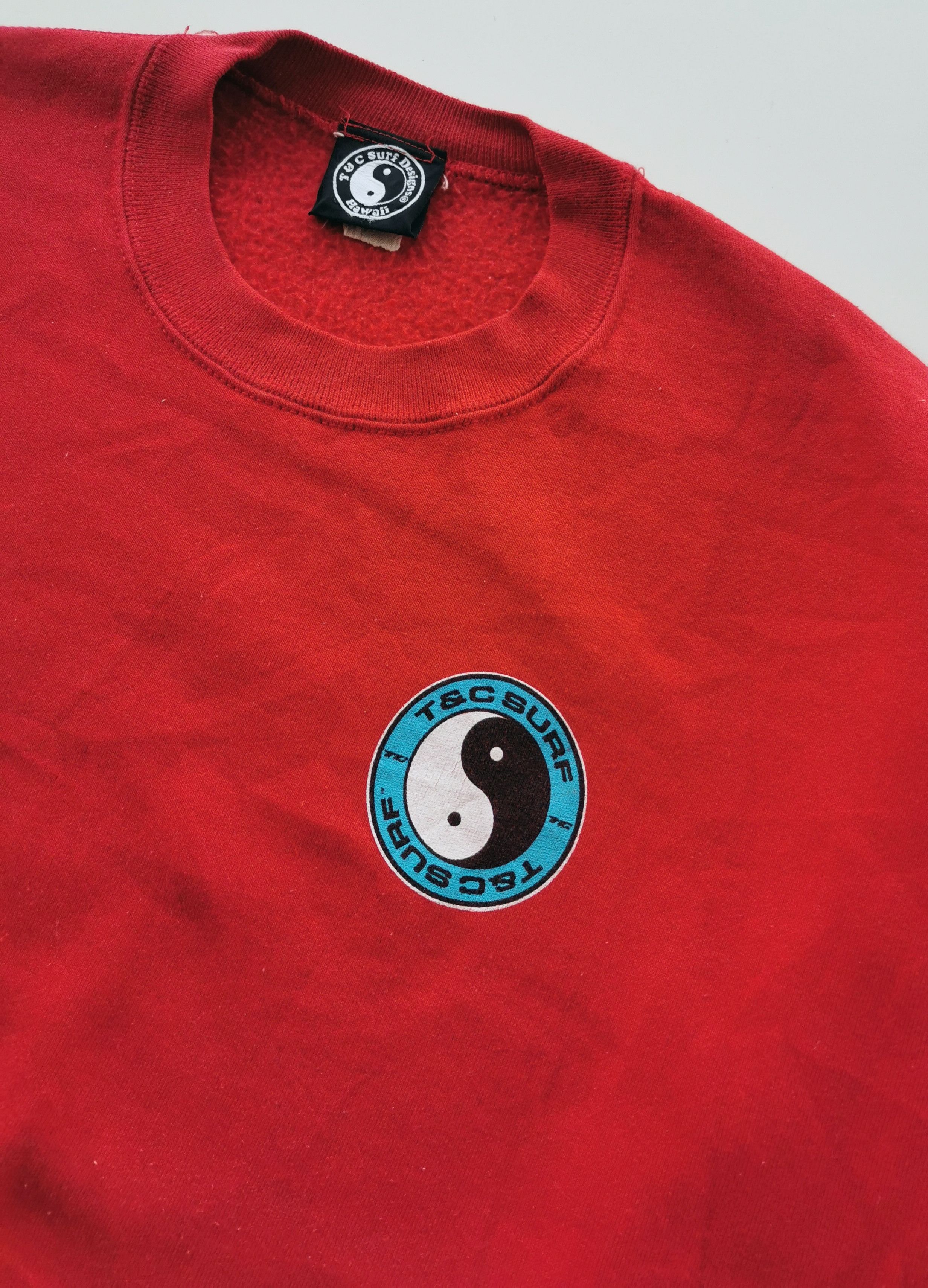 Vintage Yin Yang T&C Surf Hawaii Sweatshirt - 2