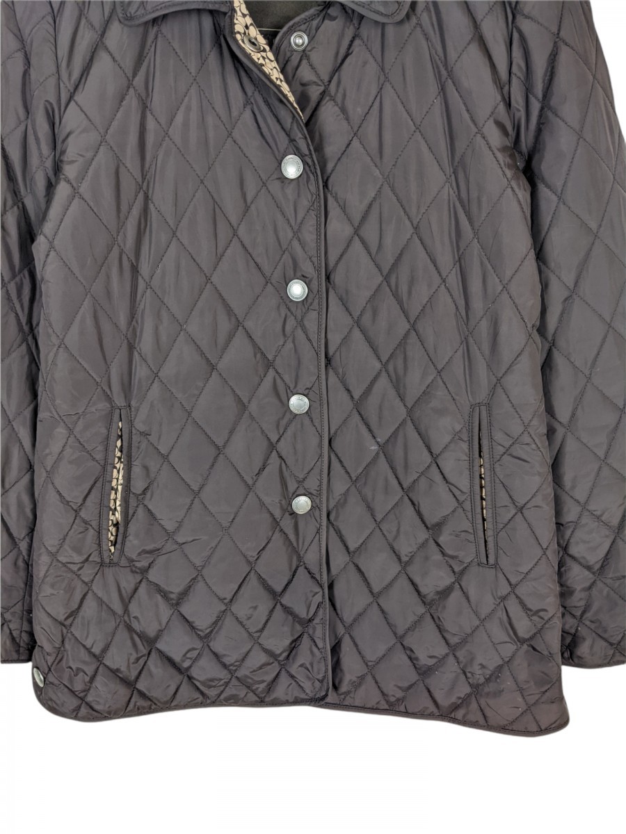 Coach - Monogram Quilted Jacket Featherlight Femme Coat - 6