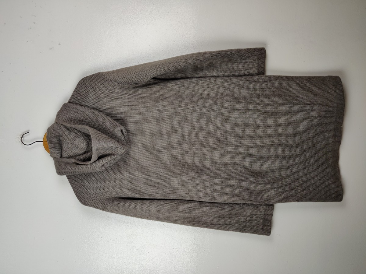 Italian Designers - Liviana Conti Italy Long Coat Wool Hoodie Jacket - 11