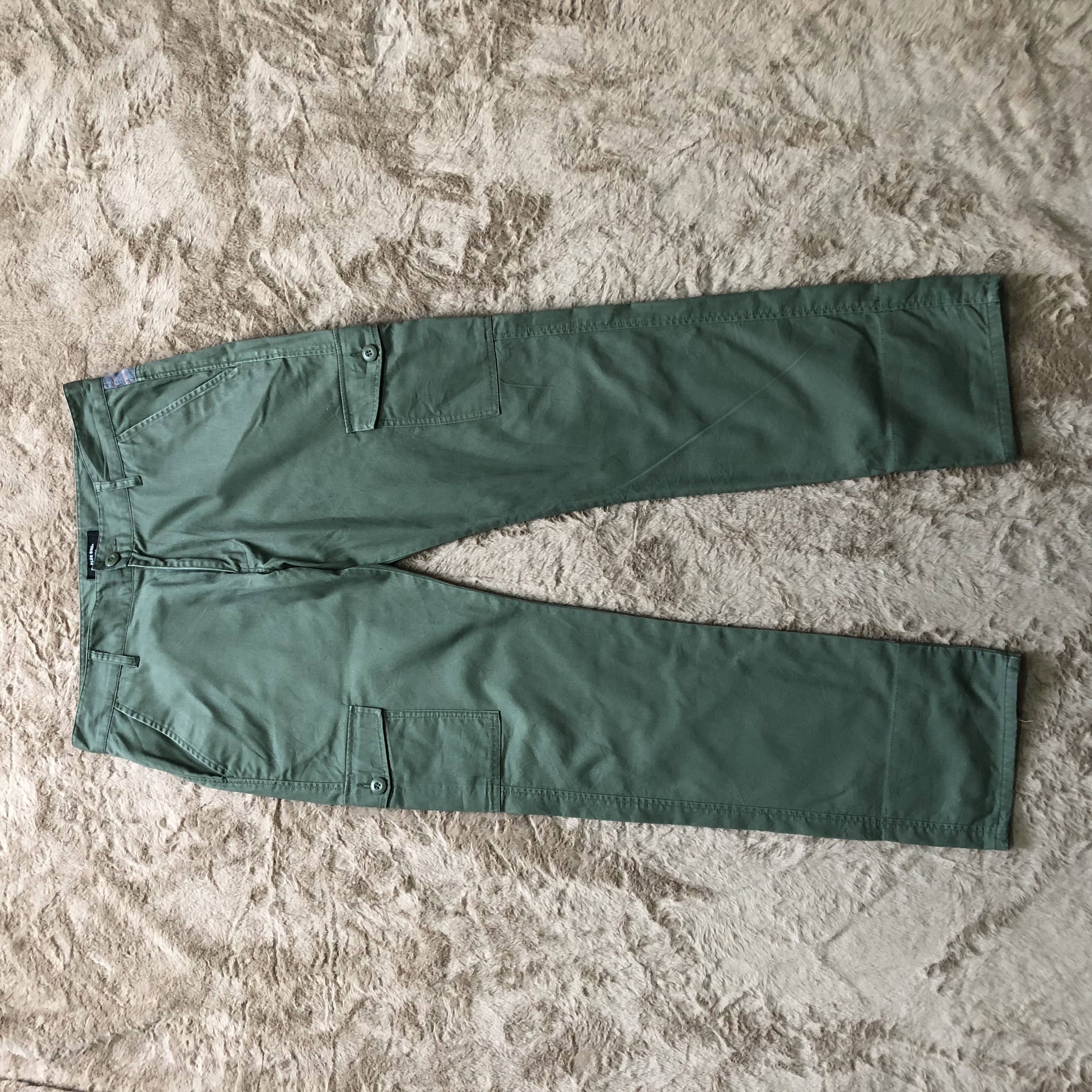 Japanese Brand - Plus One Military Army Style Cargo Pants 6 Pocket #4289-149 - 1