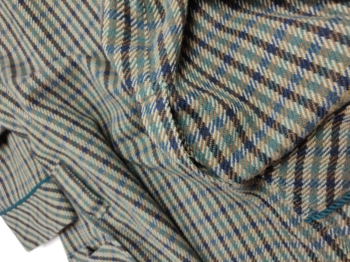 Aquascutum - Long Coat Checkered Jacket - 9