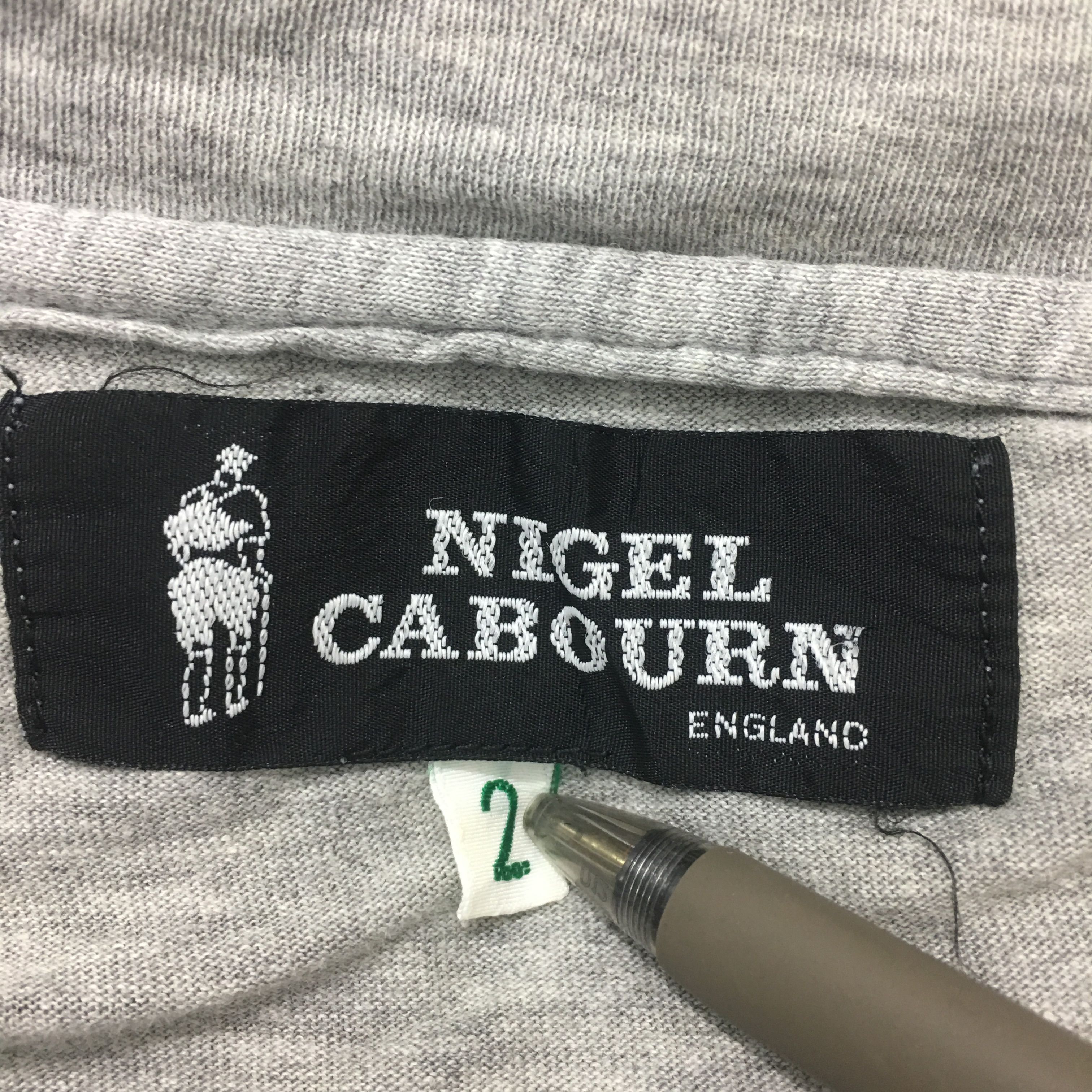 NIGEL CABOURN ENGLAND Designer The Globe Logo Tee Shirt - 8