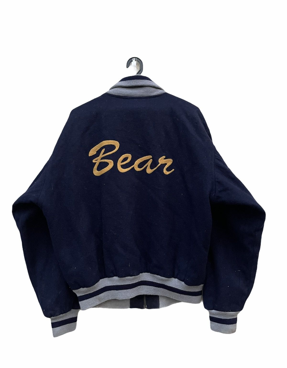 Golden Bear - Vintage BEARS Varsity Jacket Big Logo Streetwear - 1