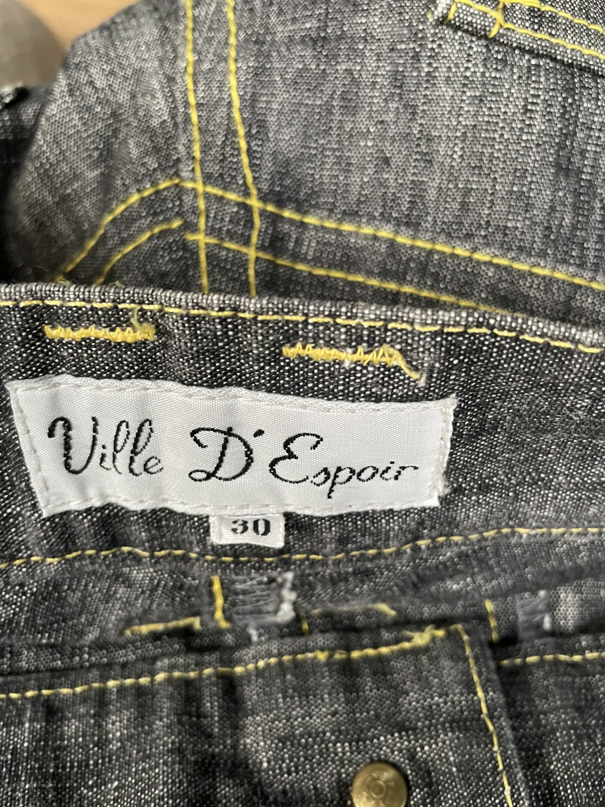 Flare Jeans Ville D’Espoir denim Jeans Made in Japan - 13