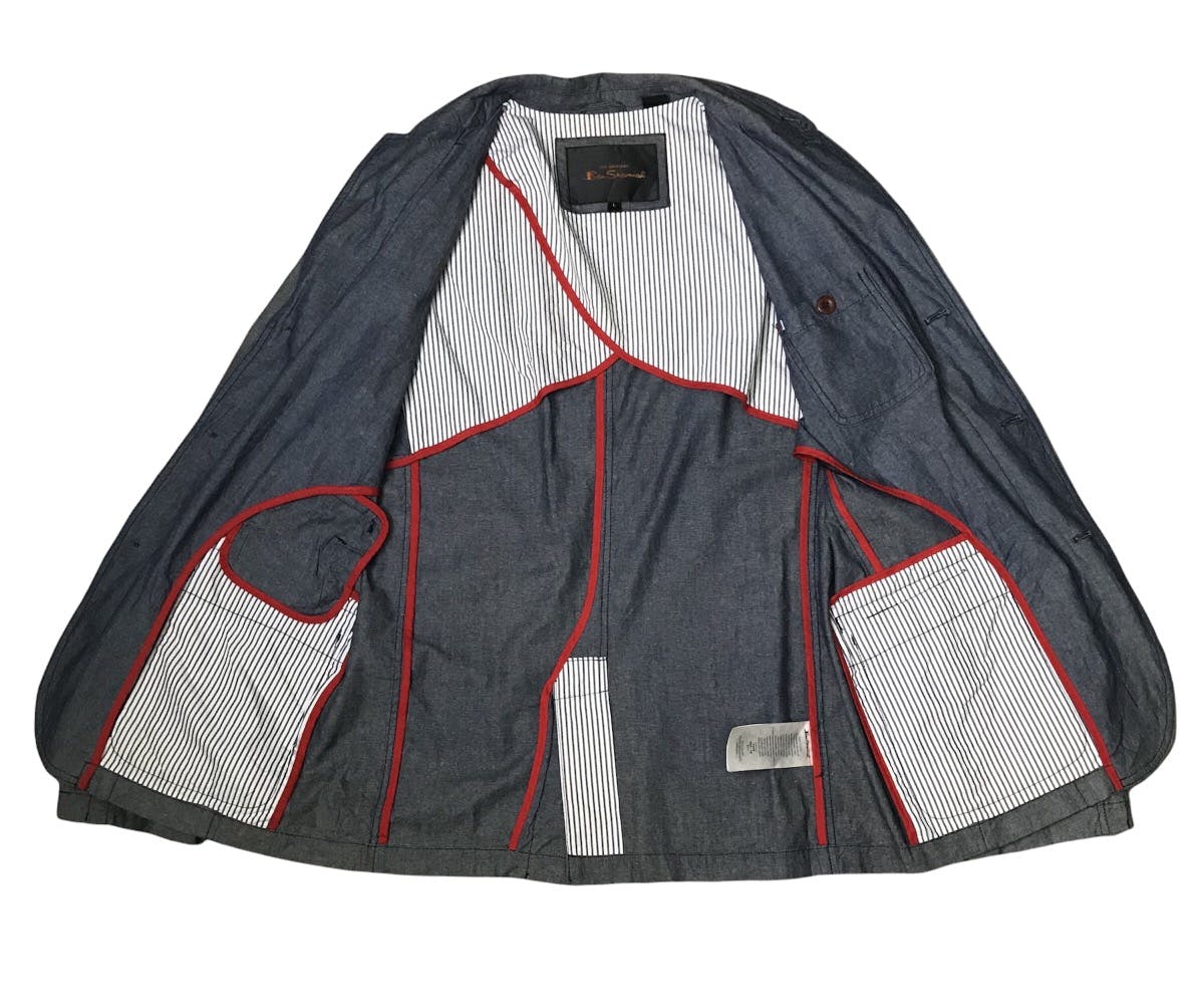 Ben sherman linen chore jacket - 3