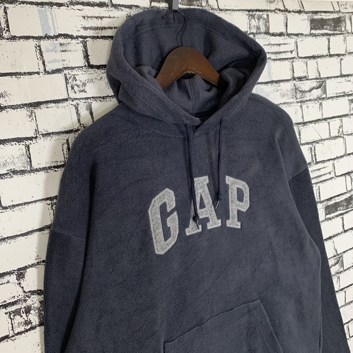 Vintage - Gap Fleece Hoodie Gap Sweatshirt Crewneck - 4