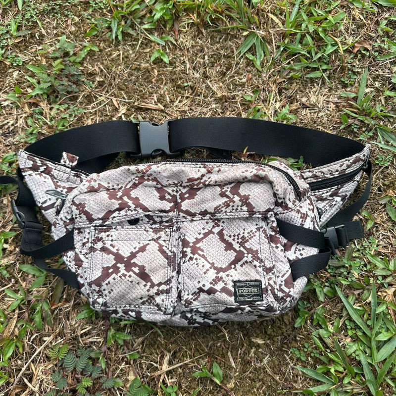 Head Porter Snake Waist Bag — Archival Japan 🐍 Free Ship - 1