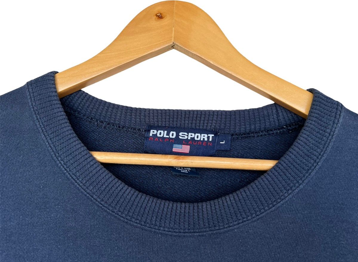 Polo Ralph Lauren - Vintage Polo Sport Ralph Lauren Spellout Sweatshirt Large - 6