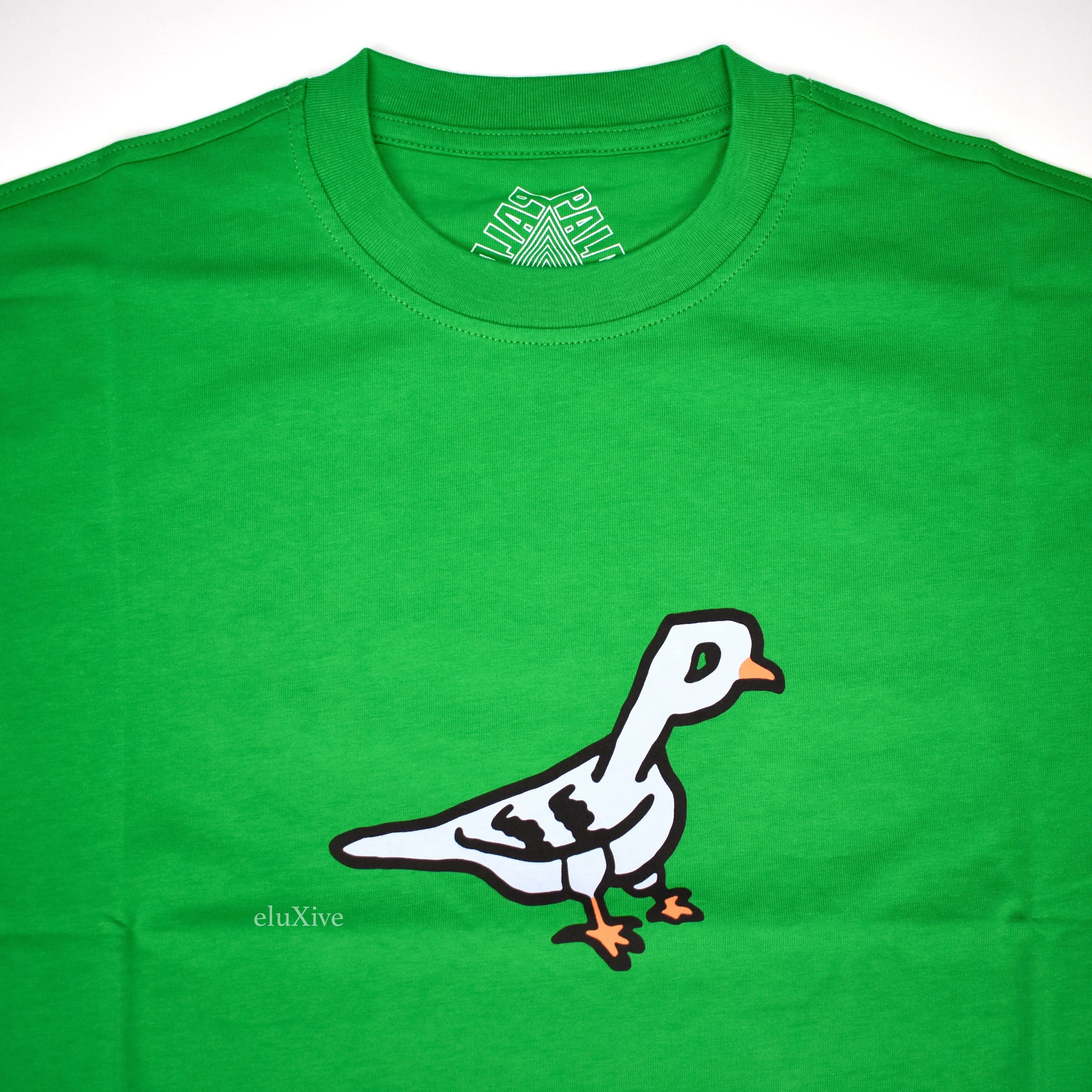 Palace Pigeon Hole P-Logo Green T-Shirt DS - 2