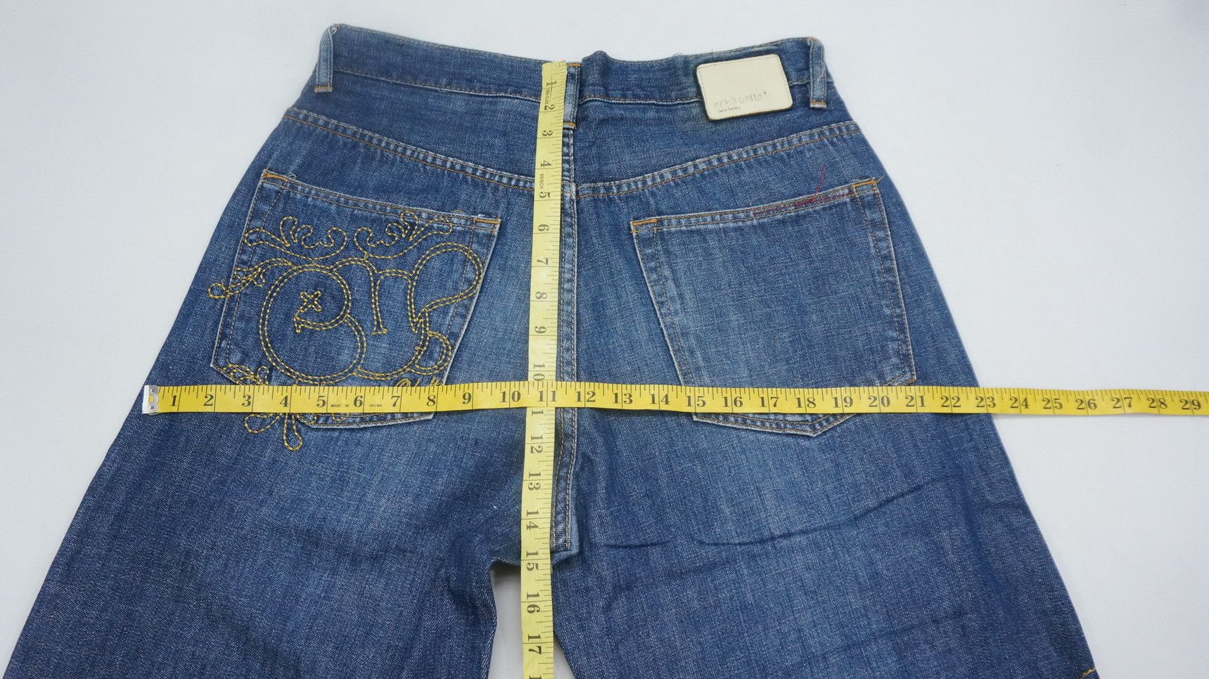 ECKO Unlimited Classic Embroidered Vintage Baggy Jeans - 15