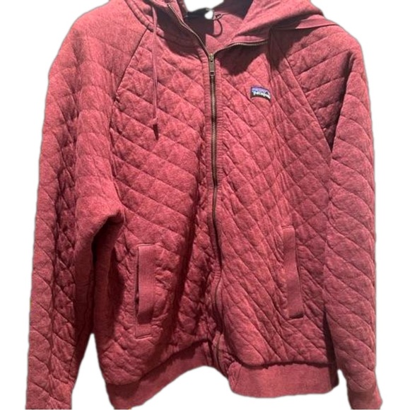 Patagonia zip up quilted hoodie - 1