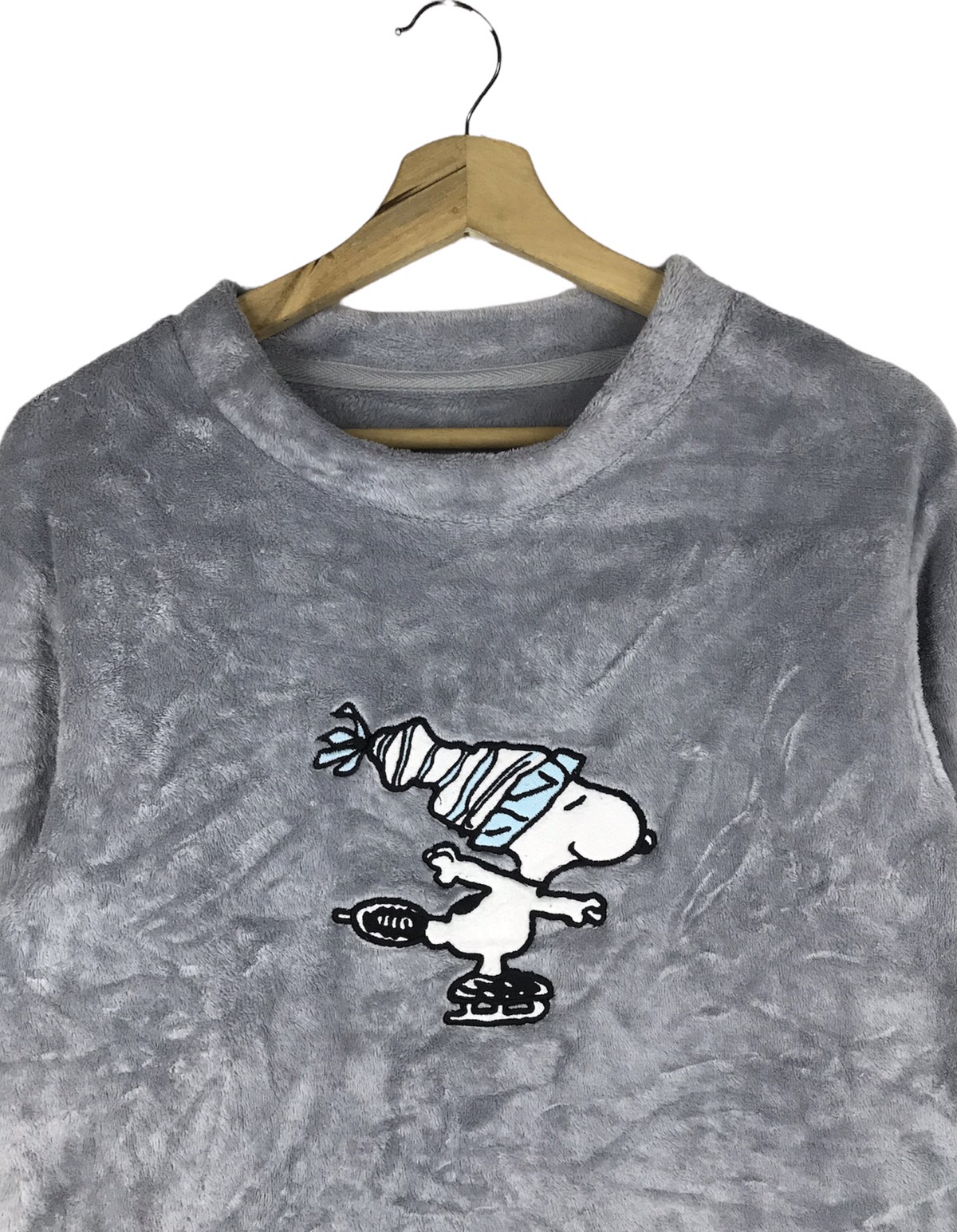 Japanese Brand - Peanuts Snoopy X GU Fleece Sweaters - 3