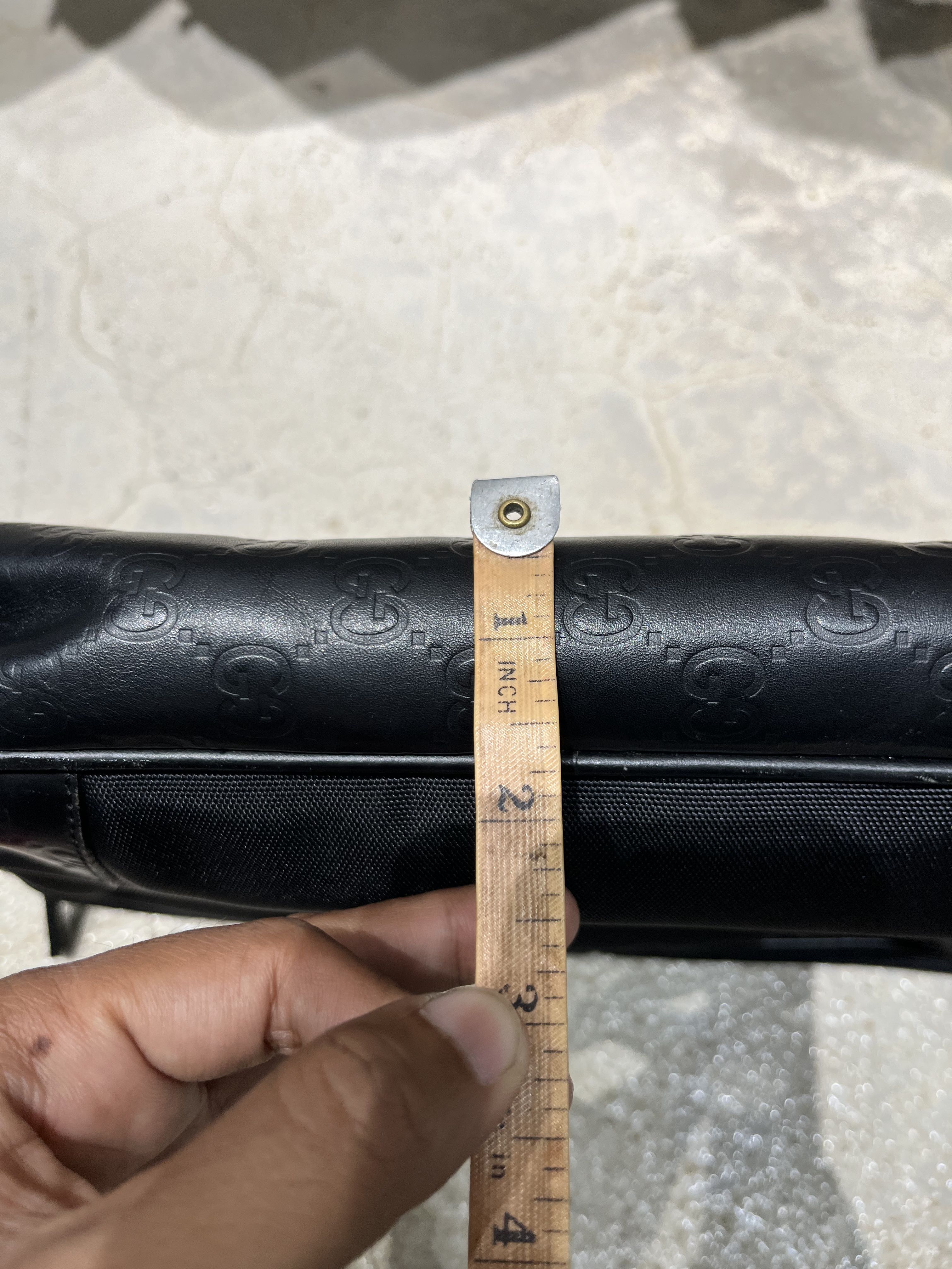 💸offer now💸 gucci guccissima clutch nylon cauro preto - 15