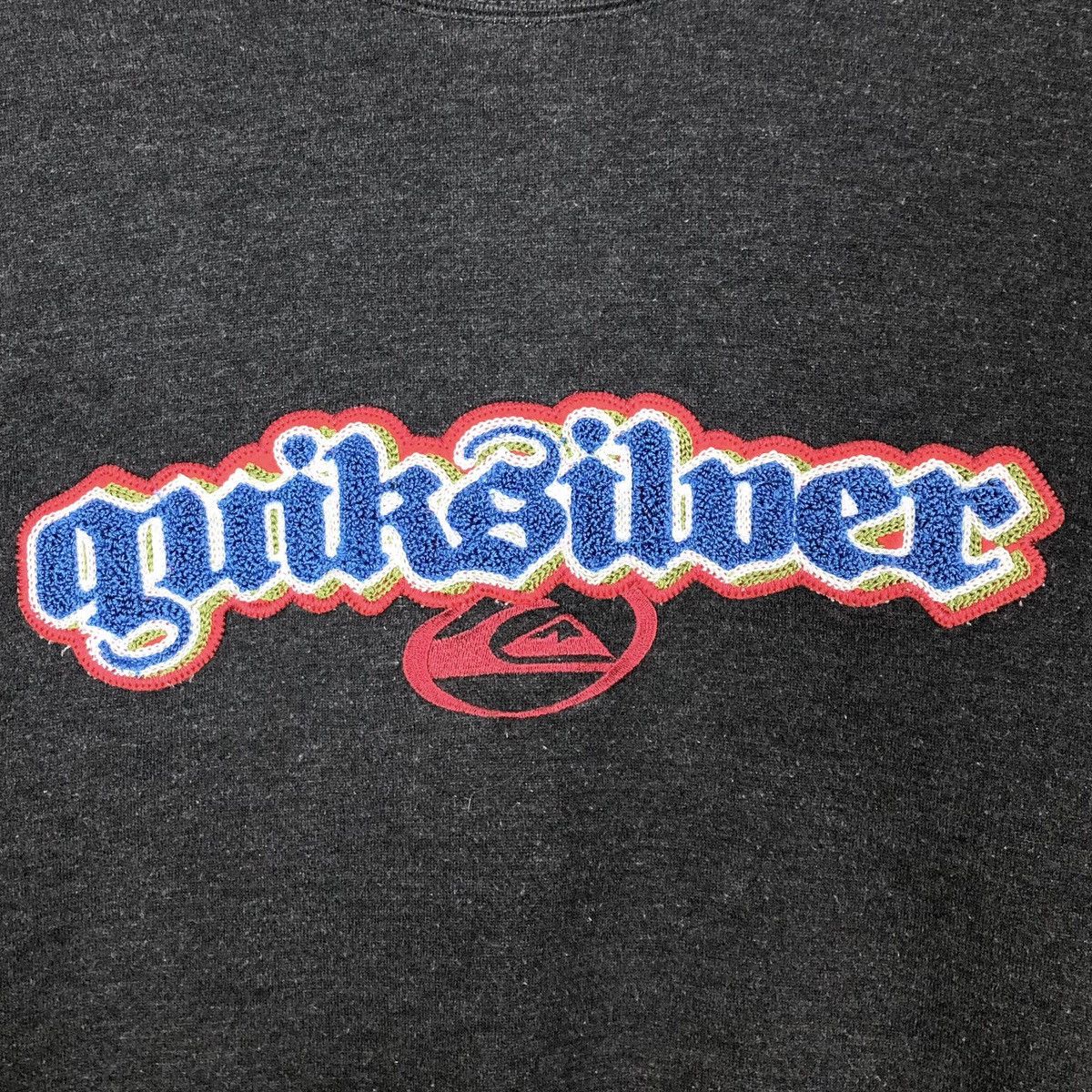 Vintage Quiksilver Crewneck Sweatshirt Big Logo Embroidery - 7