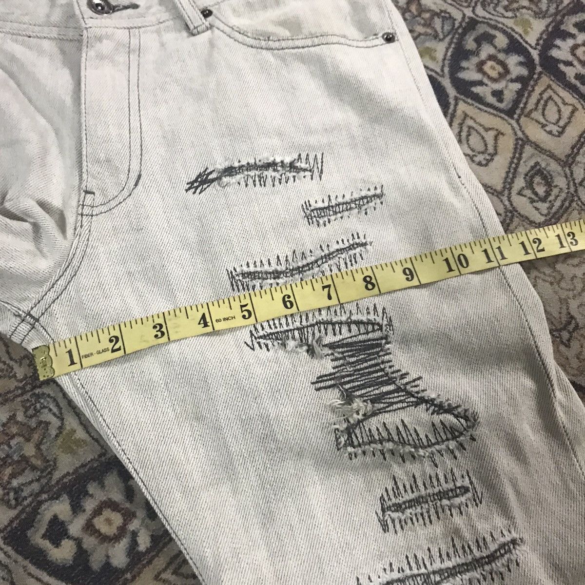 Japanese Brand - Semantic Design Distressed Denim Jeans - 23