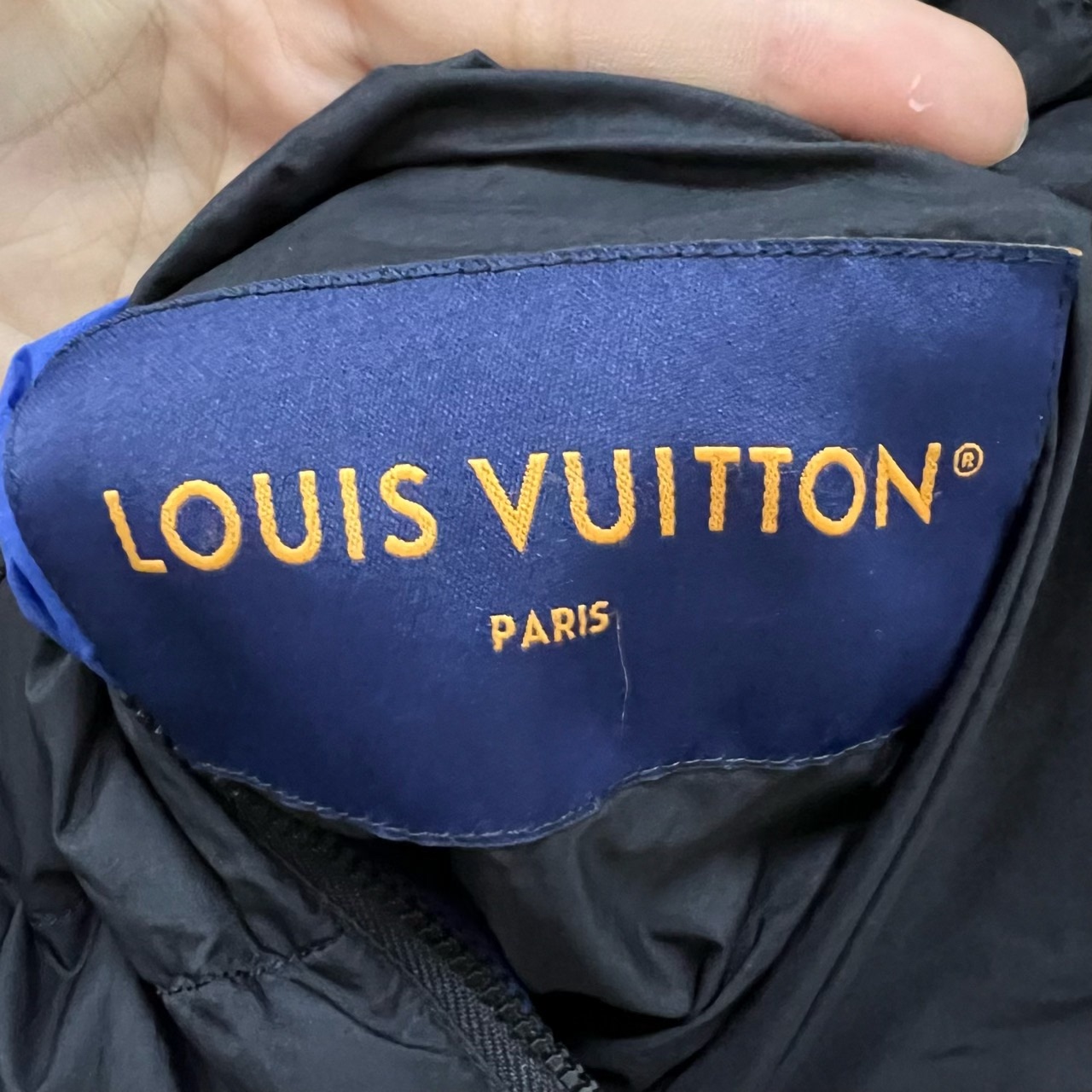 Louis Vuitton lv colorblock logo double-sided down jacket - 6