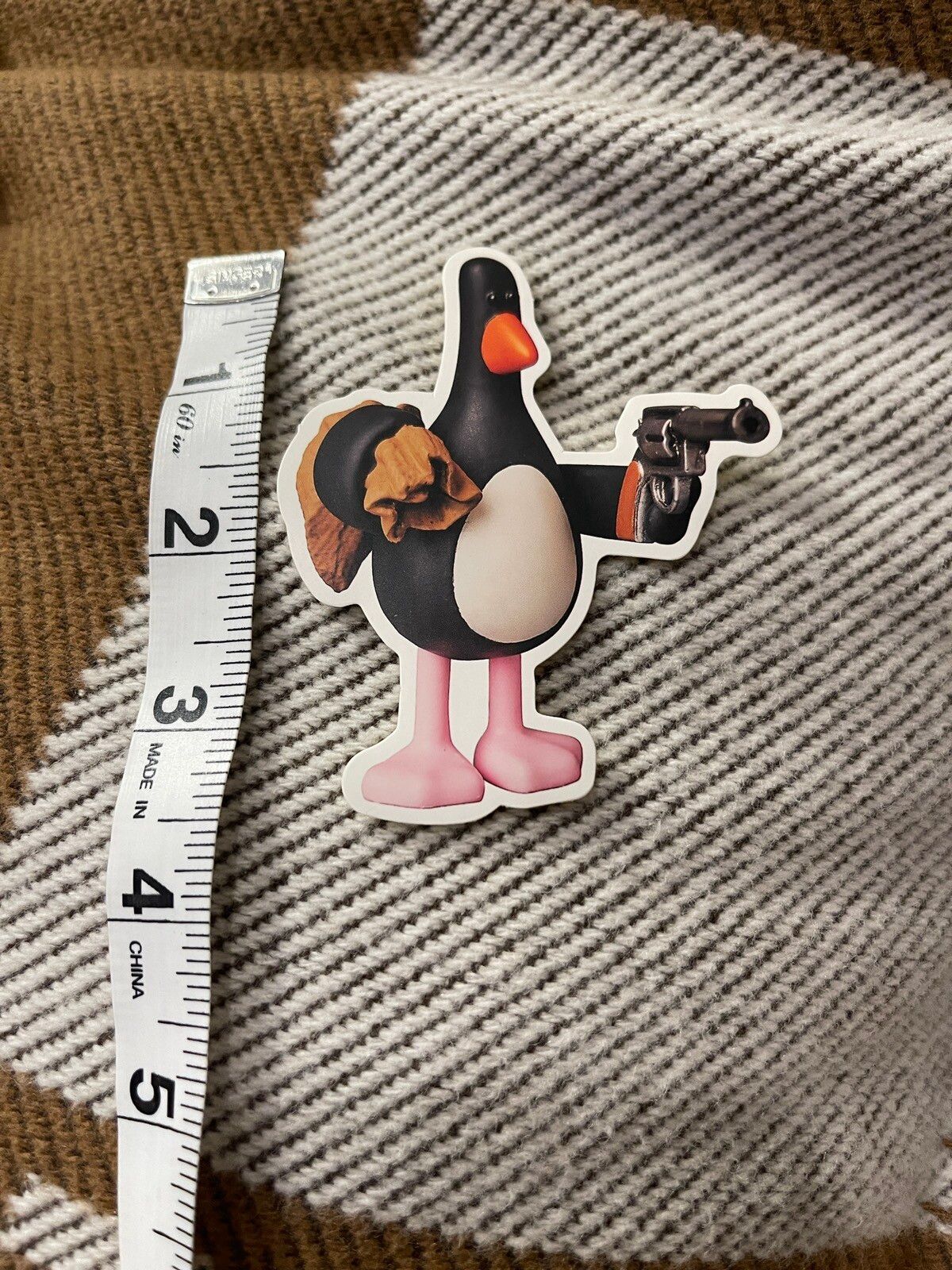 Vintage - Retro Punk Wallace and Gromit The Penguin Sticker - 1