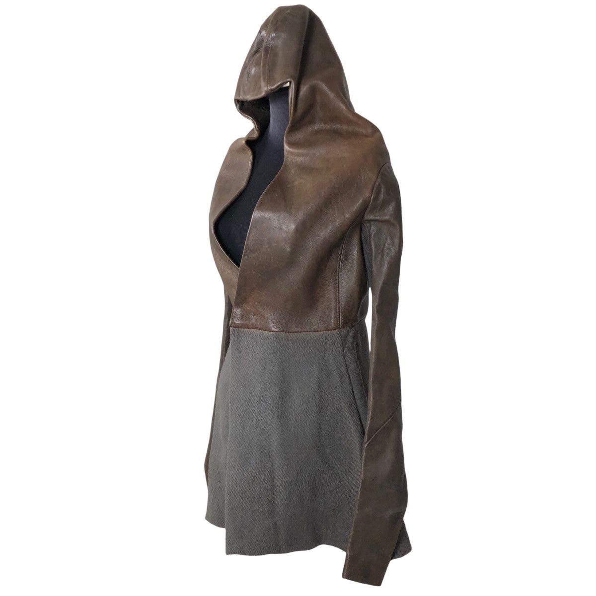 Rick Owens Fall 2010 R-t-W Assassin Hooded Leather Jacket - 8