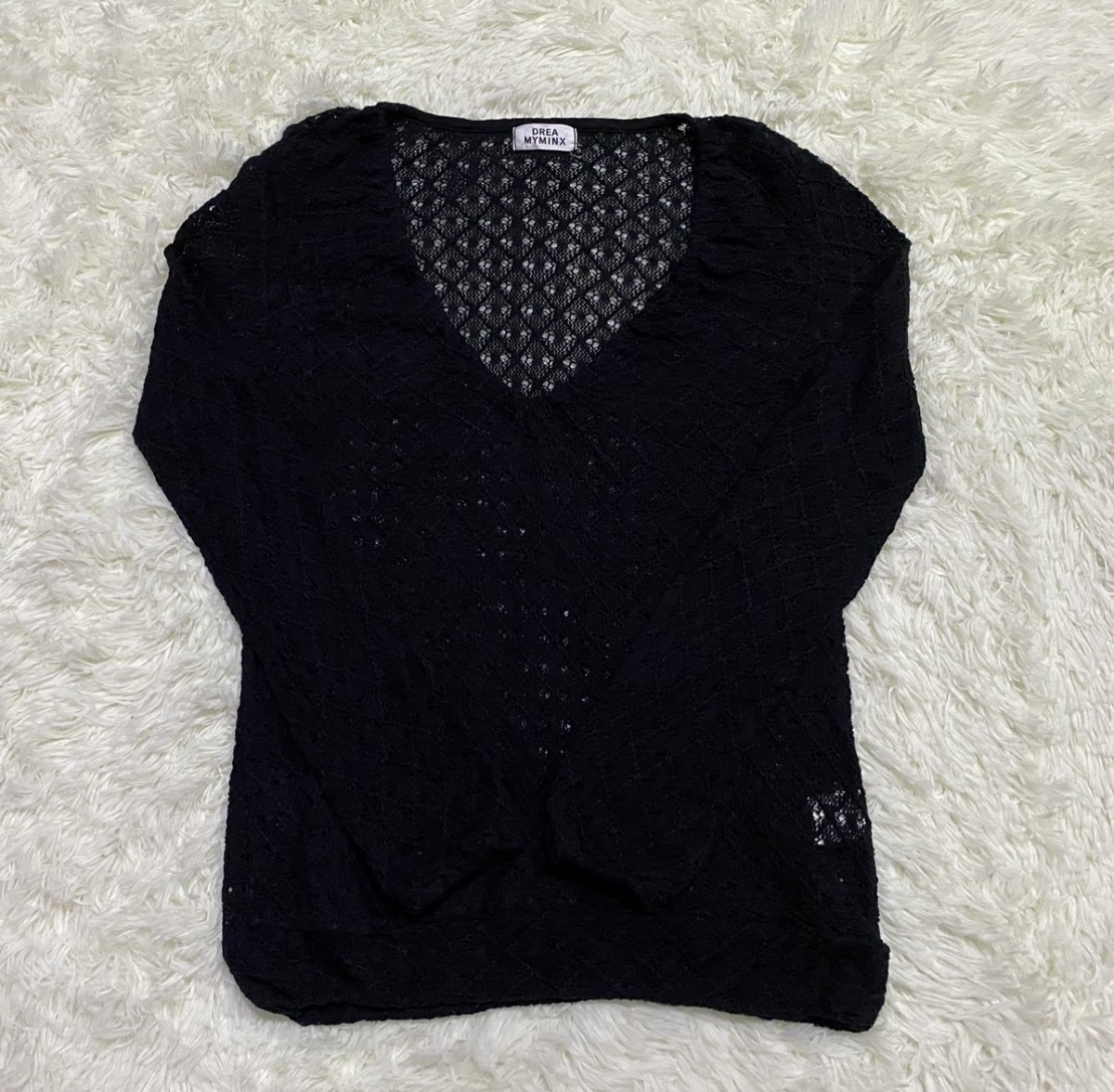 Japanese Brand - Drea Myminx Crochet Sweater Pullover - 2