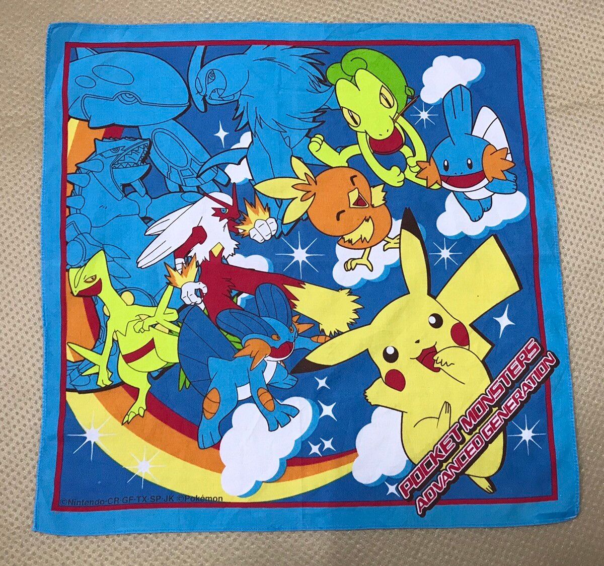 Japanese Brand - pokemon bandana handkerchief pocket square - 1