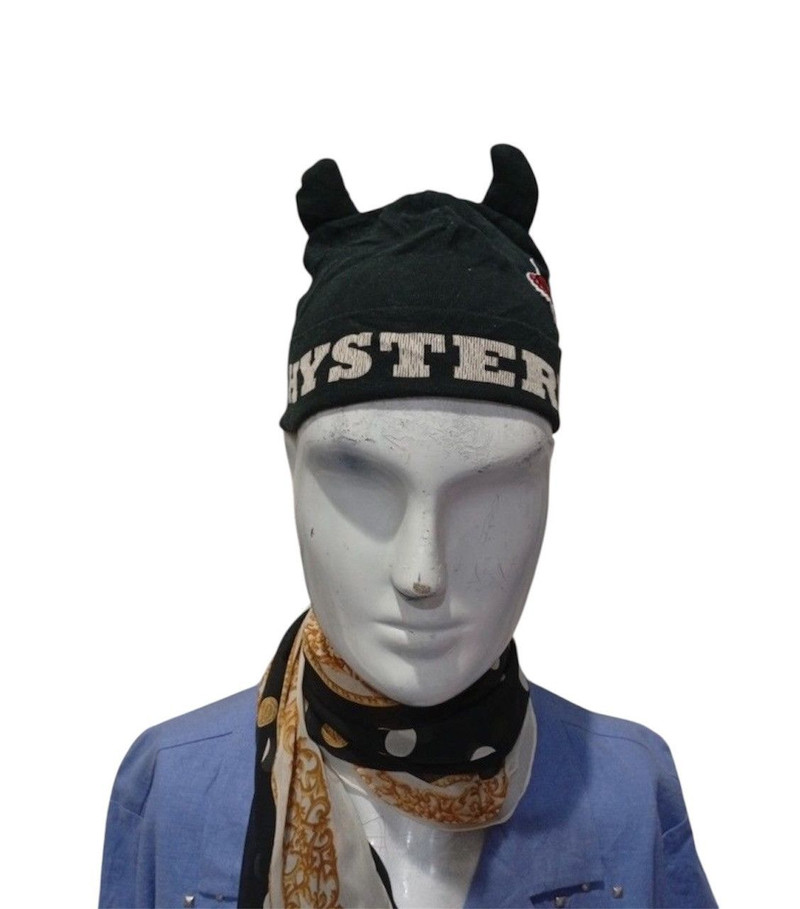 Hysteric Glamour devil beanie with logo - 1